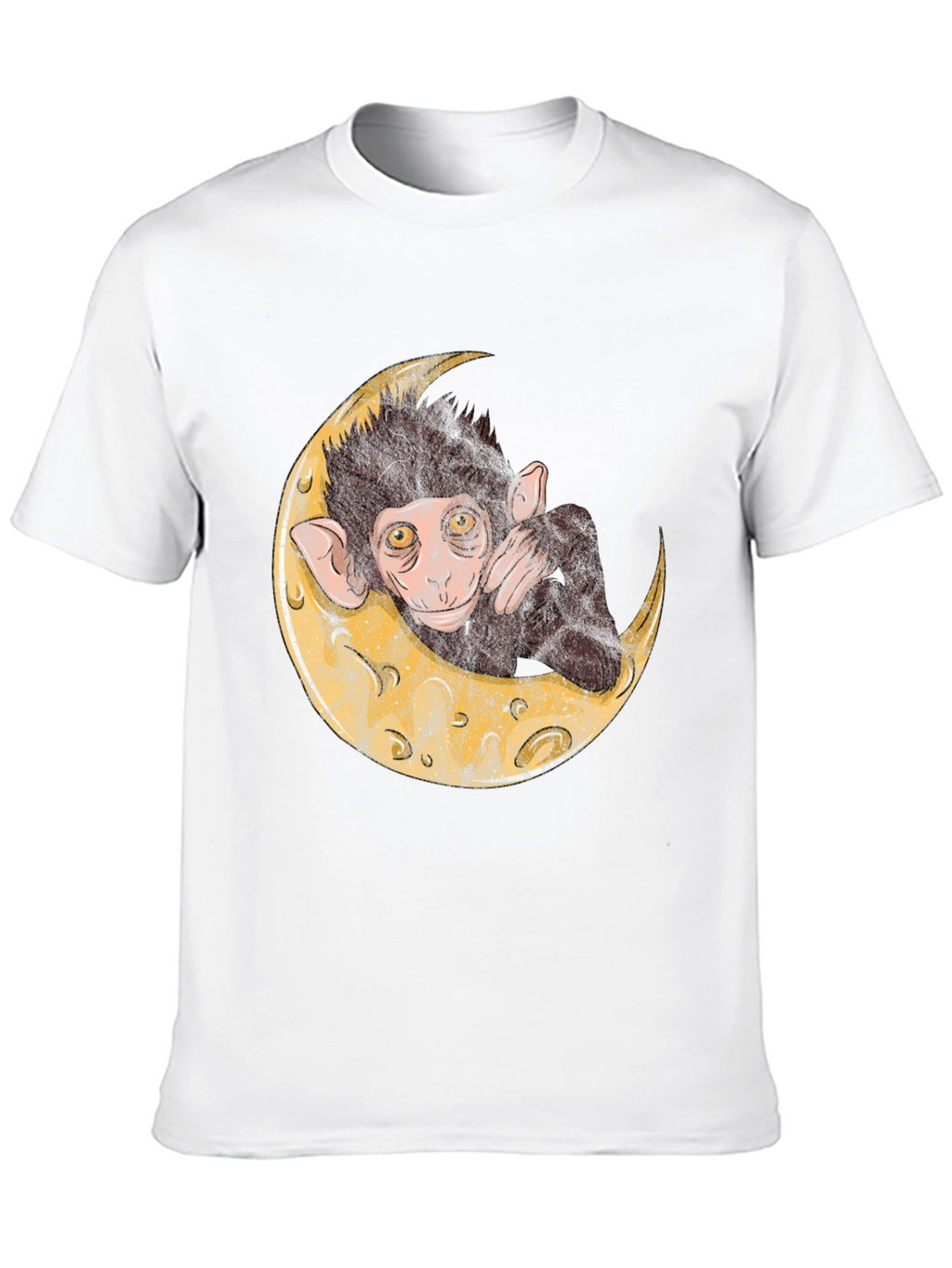 Monkey on the Moon Graphic T-Shirt