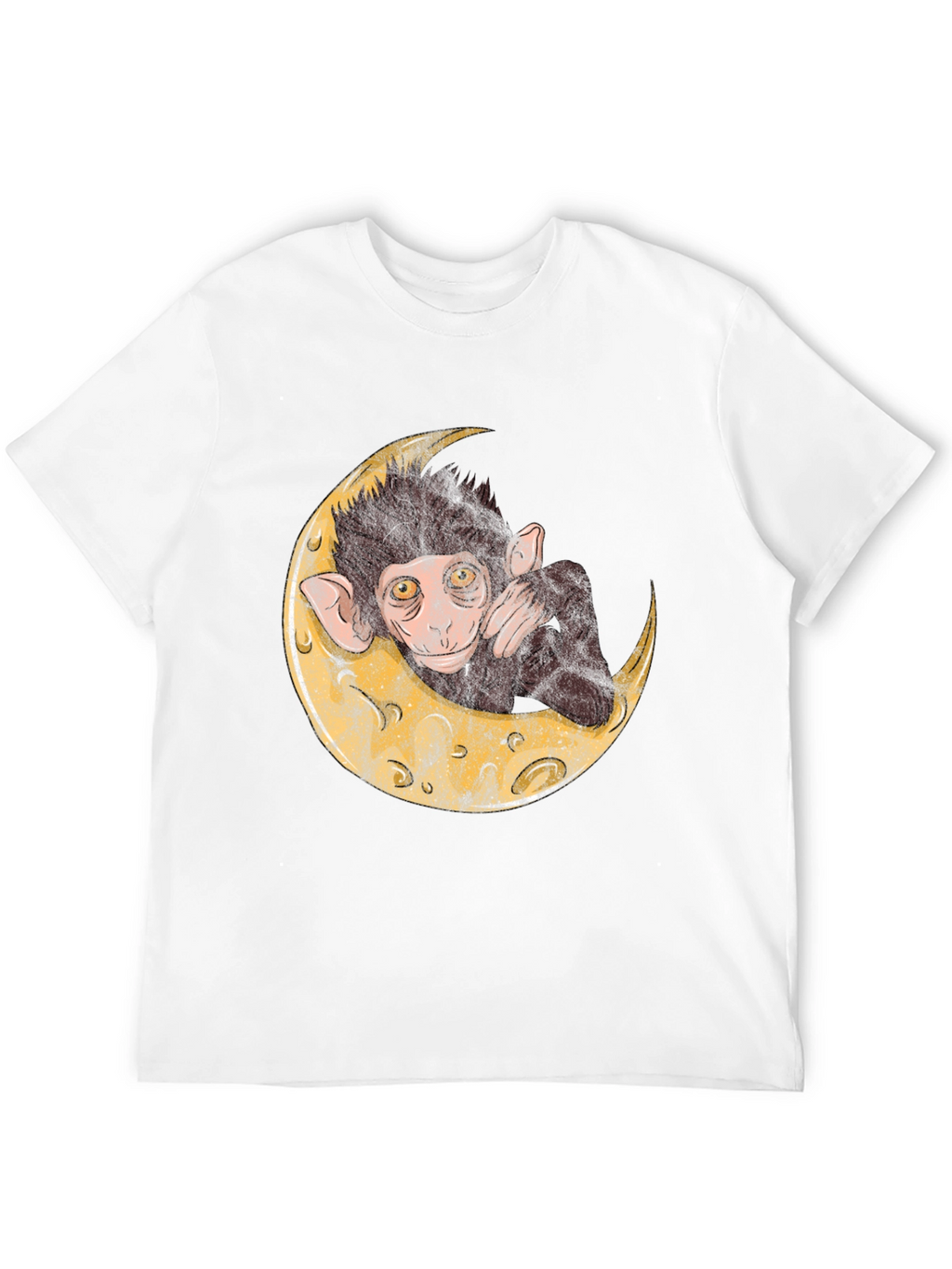 Monkey on the Moon Graphic T-Shirt