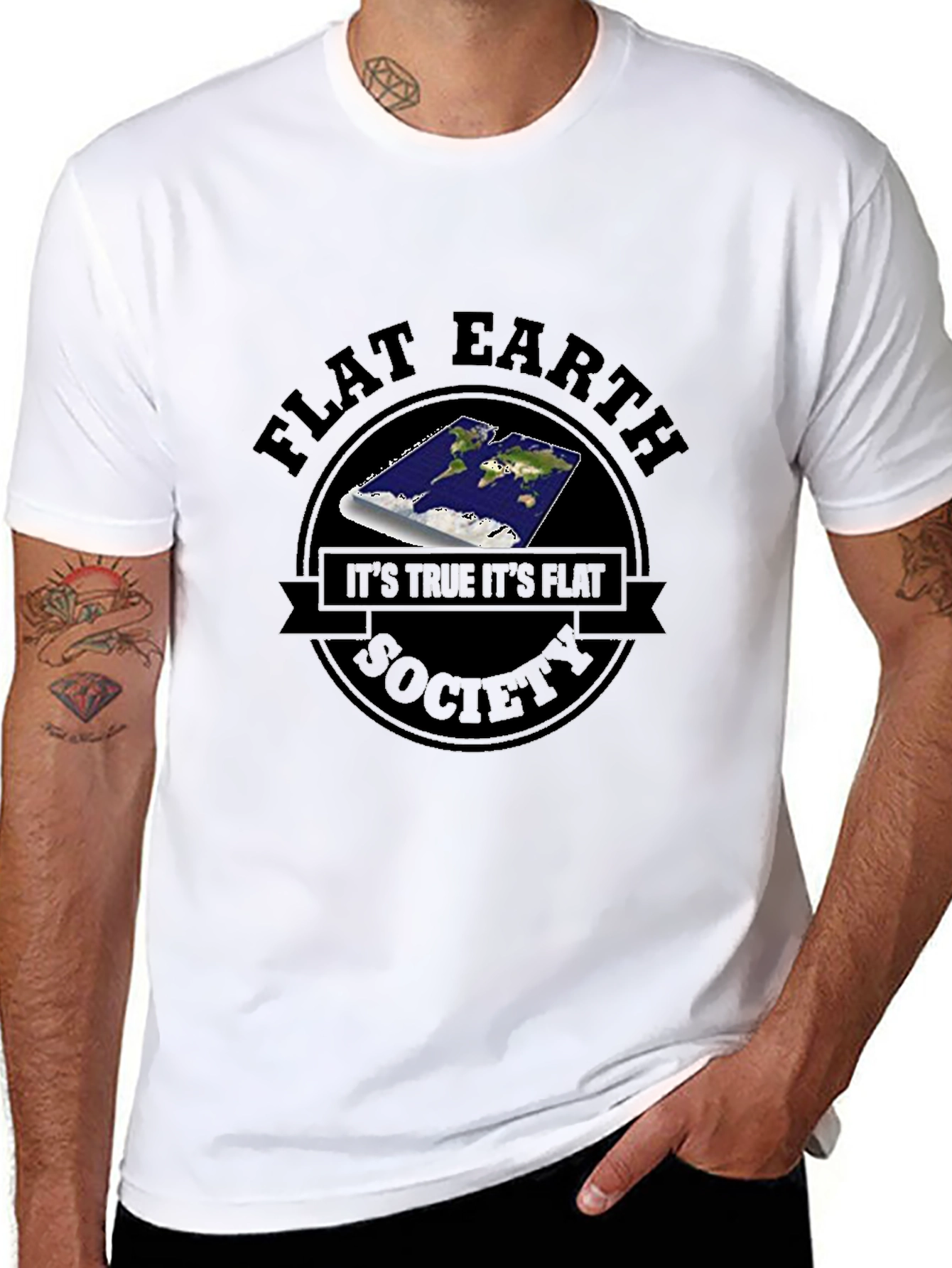 Flat Earth Society T-Shirt