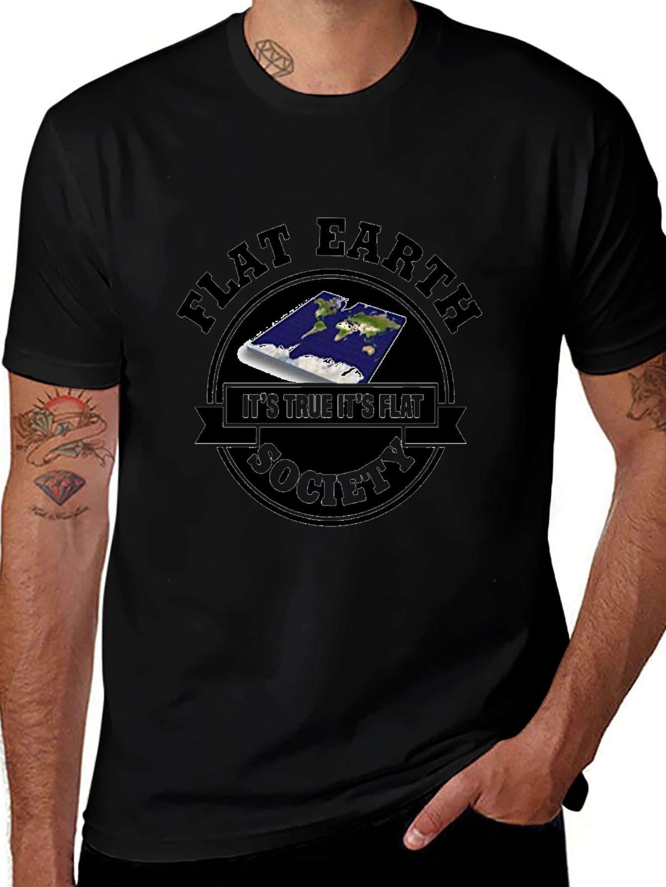 Flat Earth Society T-Shirt
