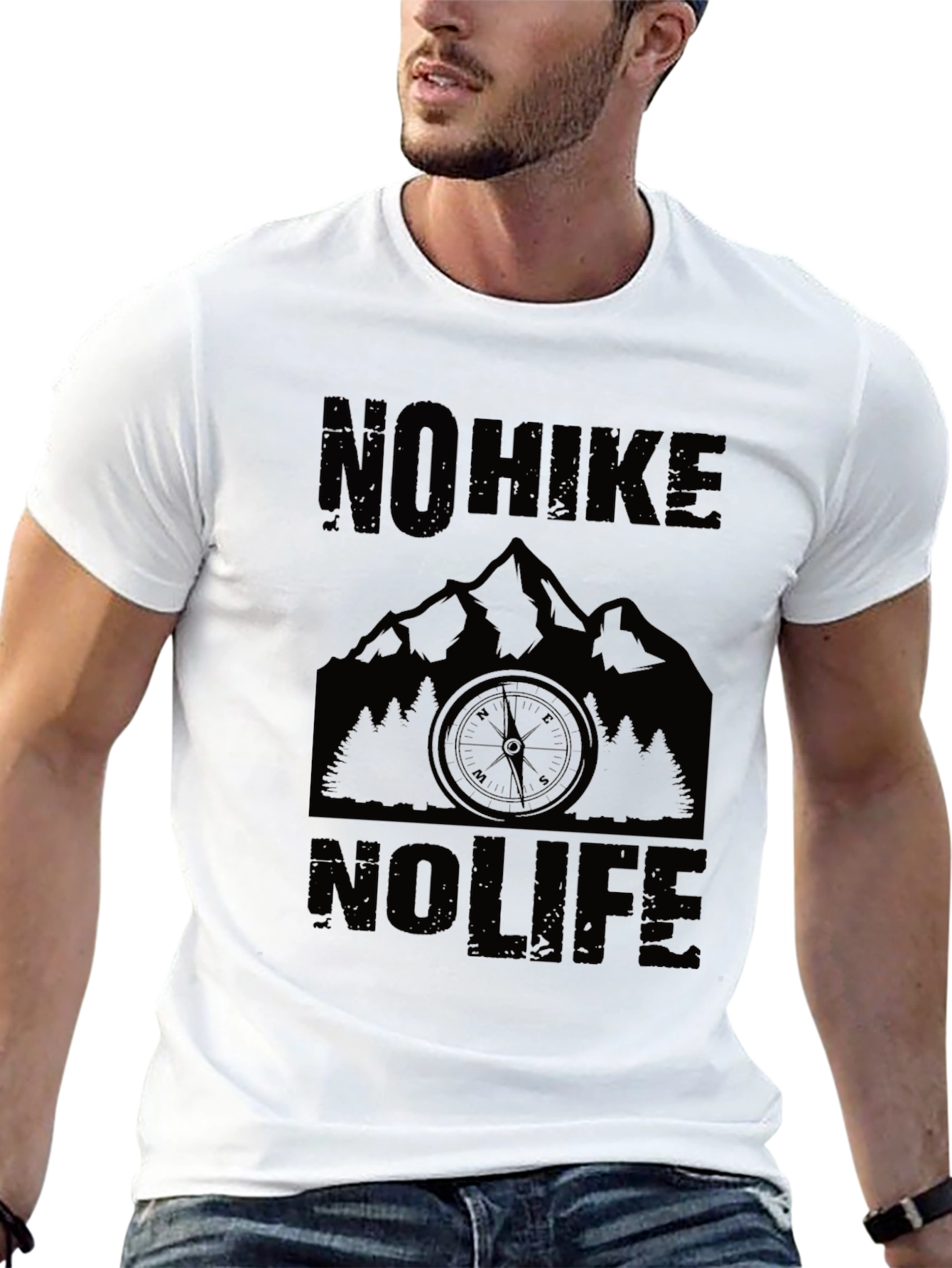 No Hike No Life Graphic Tee - Hiking Adventure Shirt
