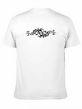 Black T-Shirt with Tribal Print