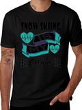 Snow Skiing Is My Cardio T-Shirt