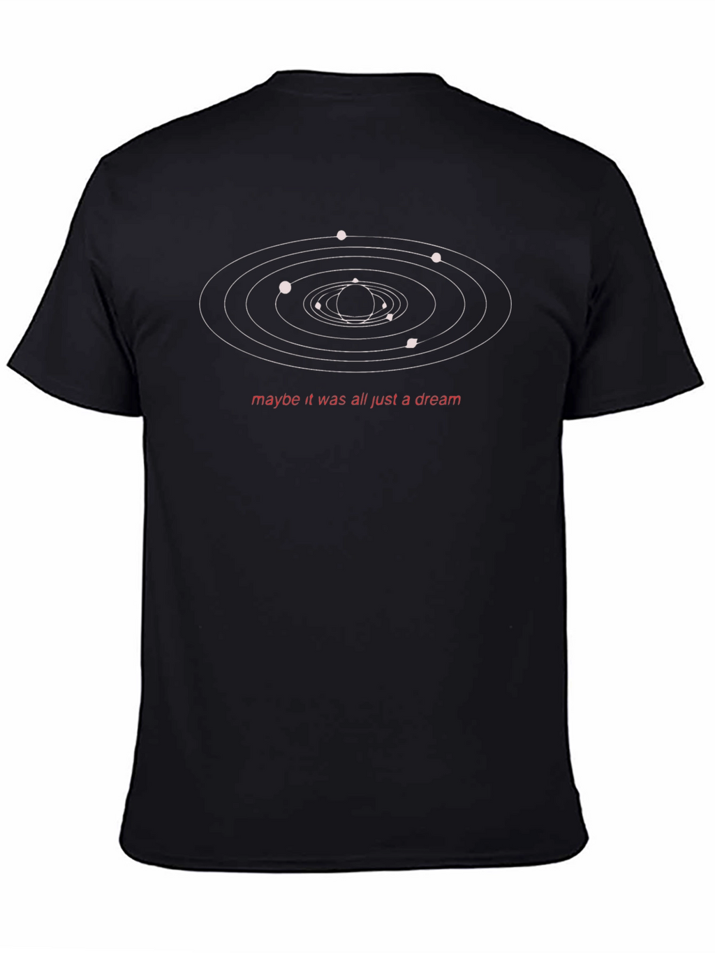 Dreamy Planets T-Shirt - Black Graphic Tee