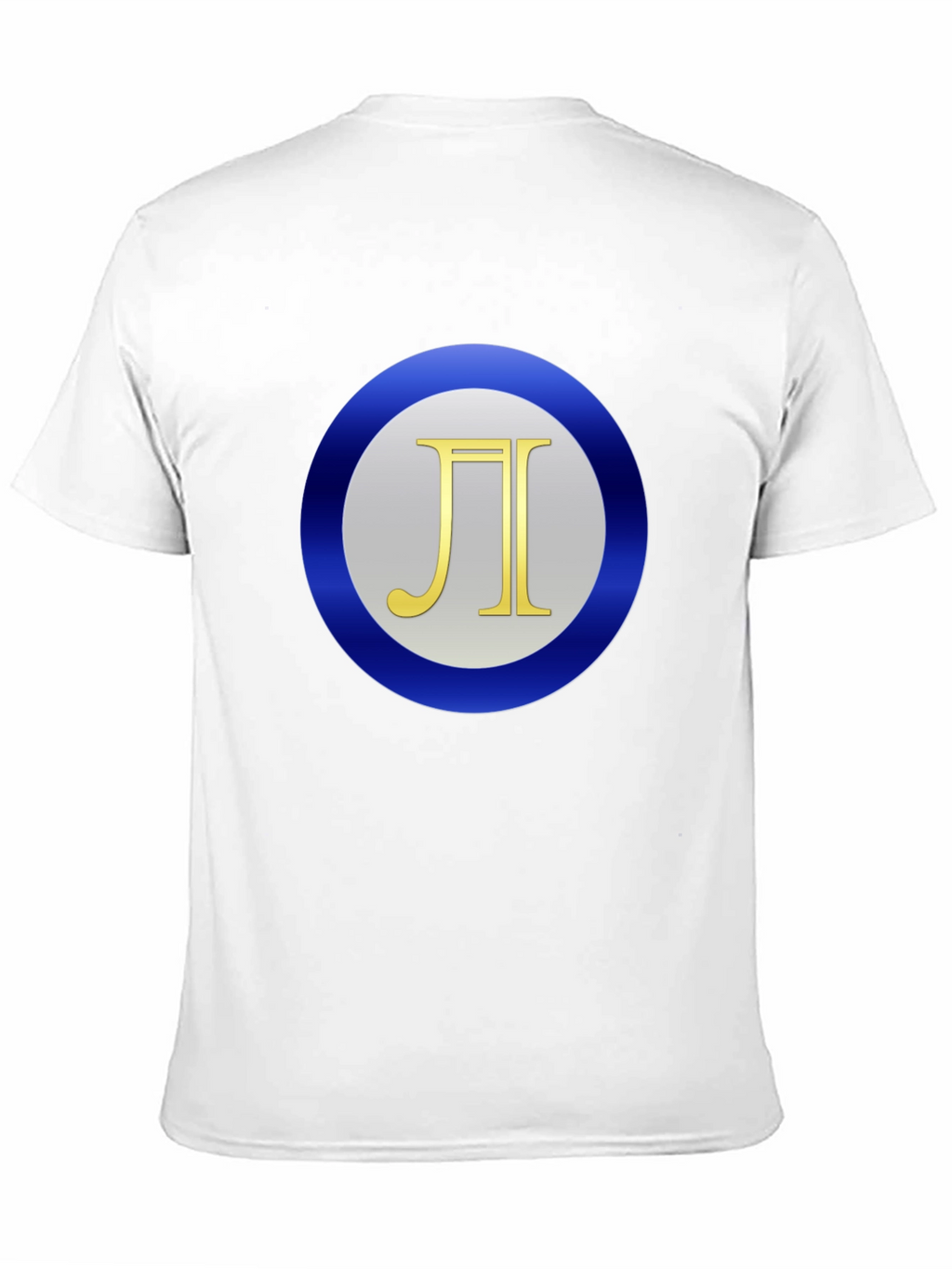 Pi Symbol Graphic Print Black T-Shirt