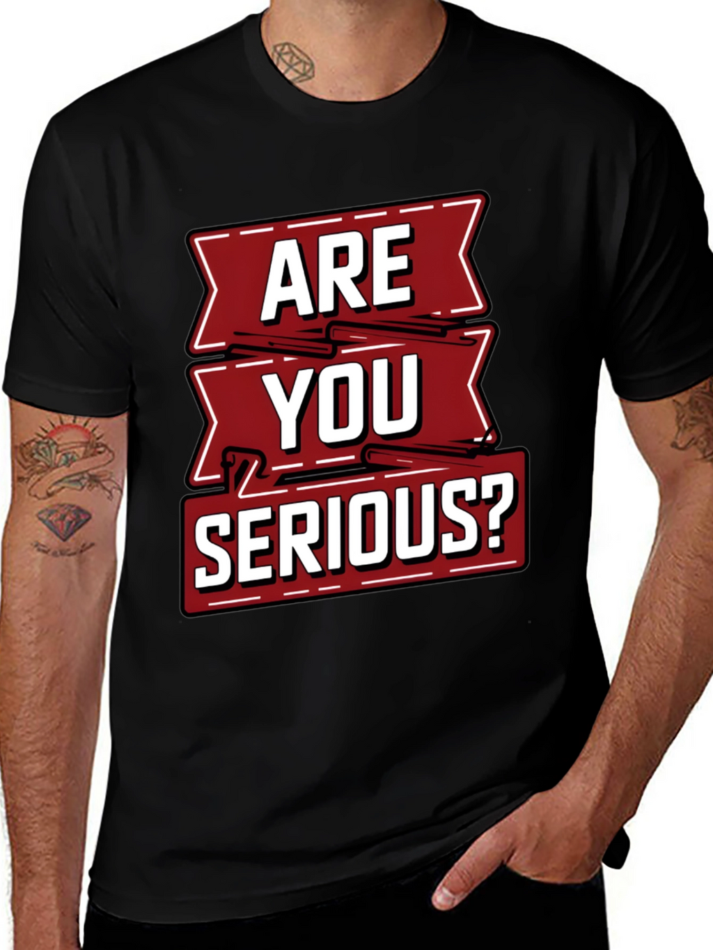 Are You Serious Graphic T-Shirt
