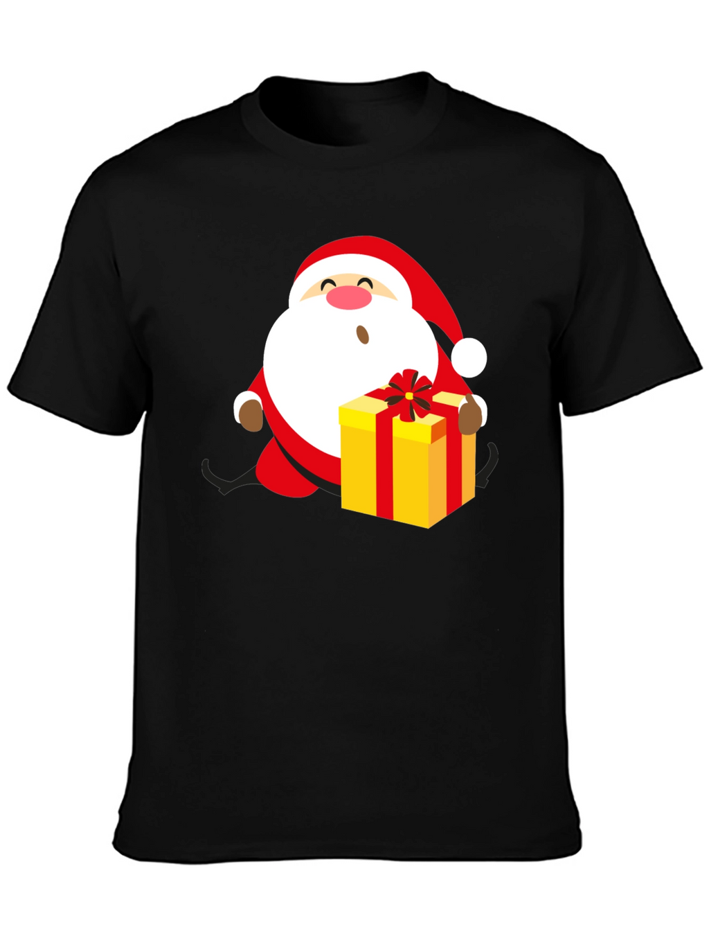 Festive Santa Gift Graphic Tee