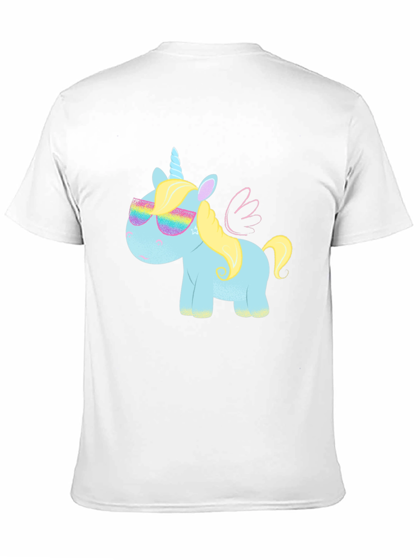 Unicorn T-Shirt with Rainbow Glasses