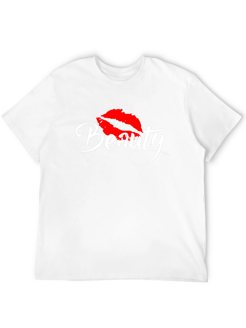Beauty Lips Graphic Tee - Stylish Casual Top