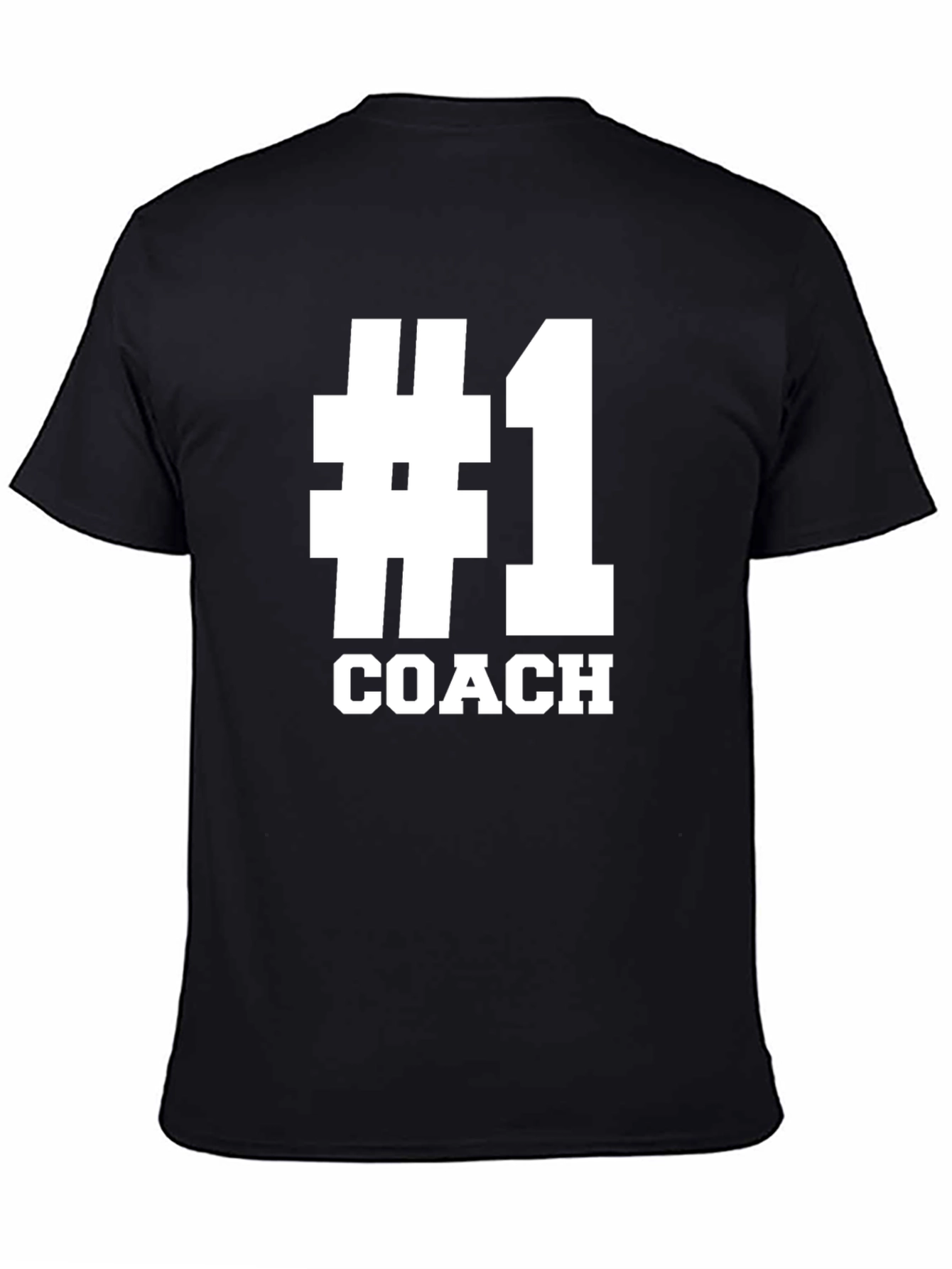 Number One Coach Black T-Shirt