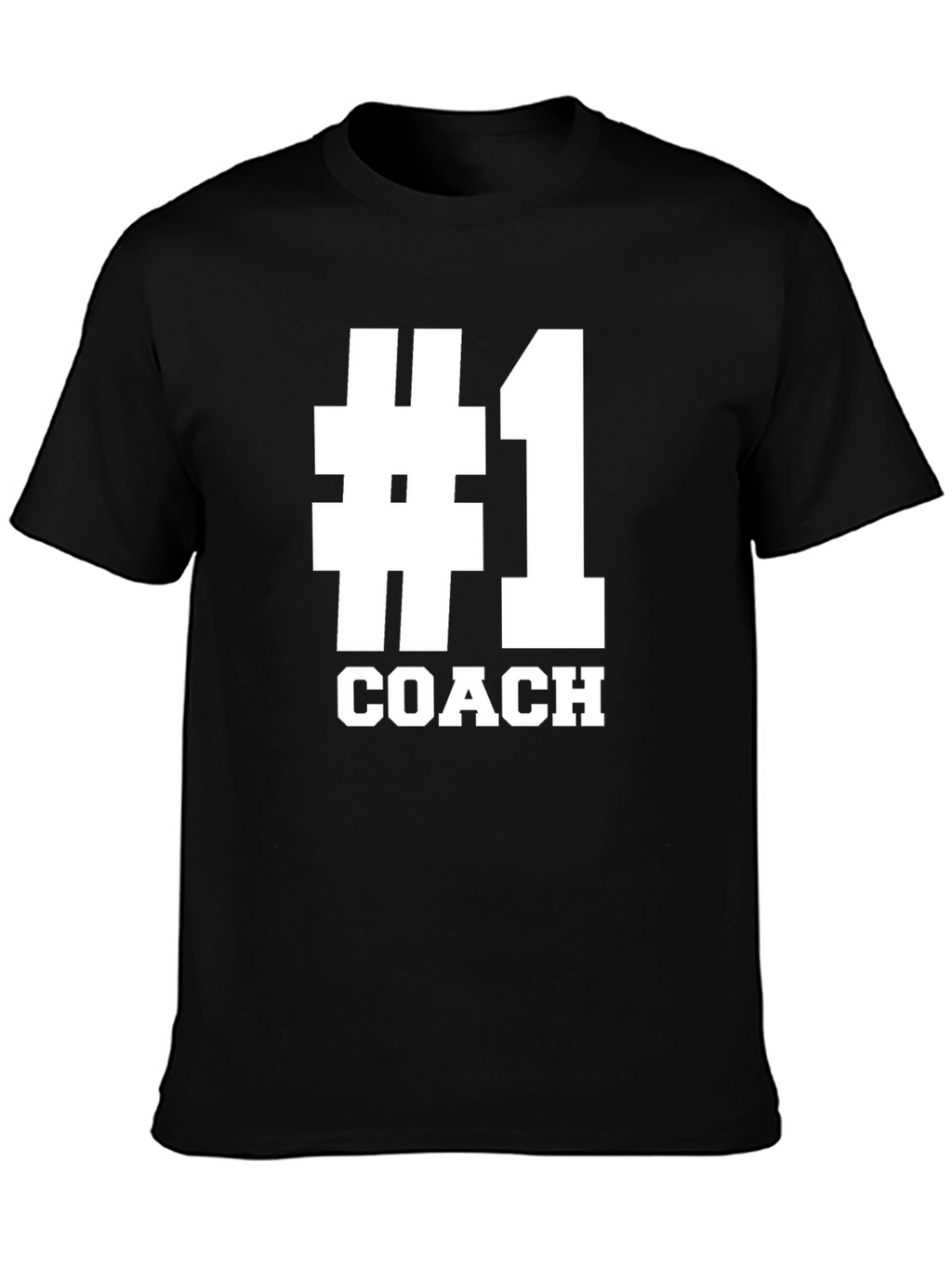 Number One Coach Black T-Shirt