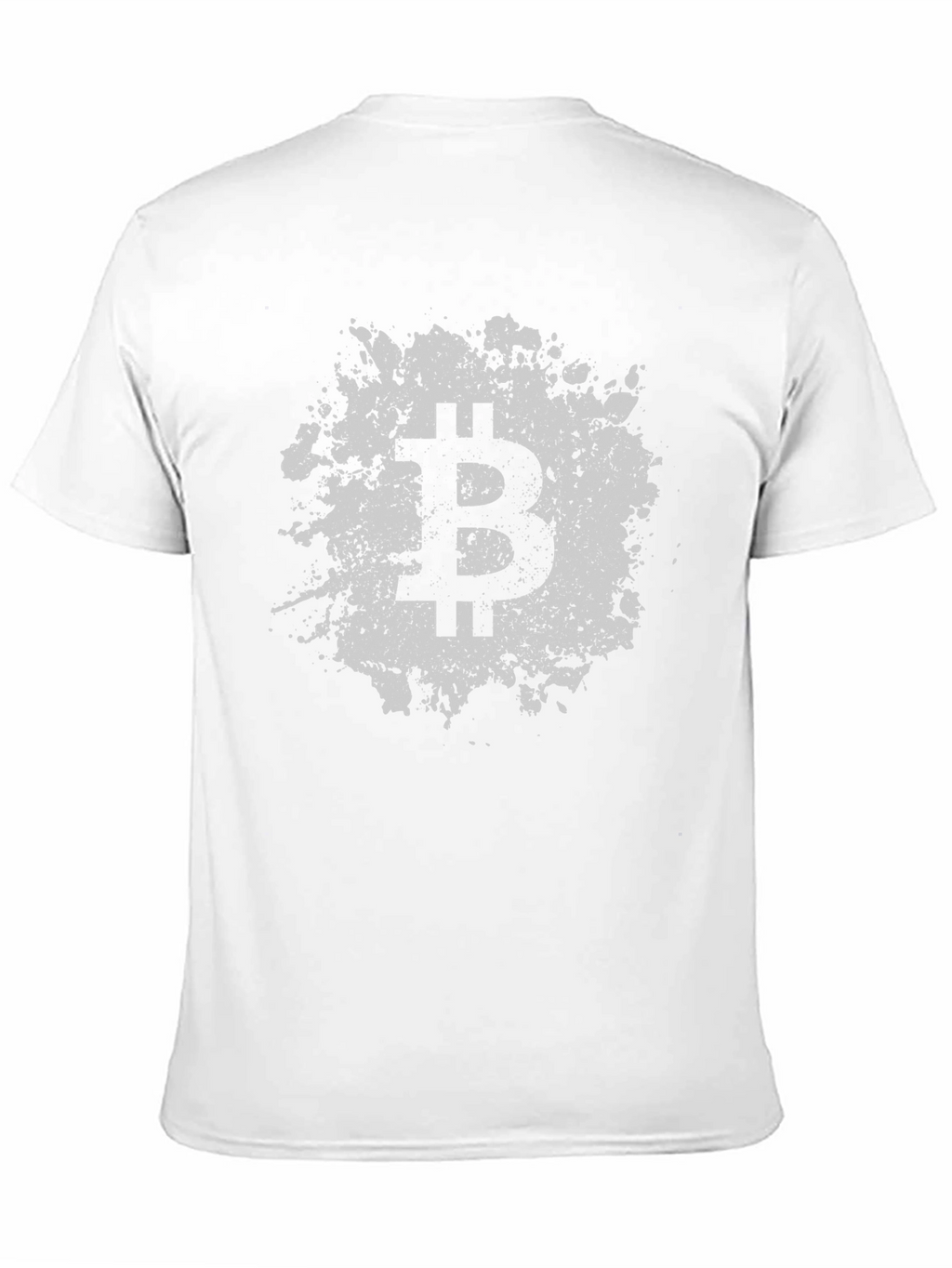 Bitcoin Splatter Graphic Tee - Crypto Currency Fashion