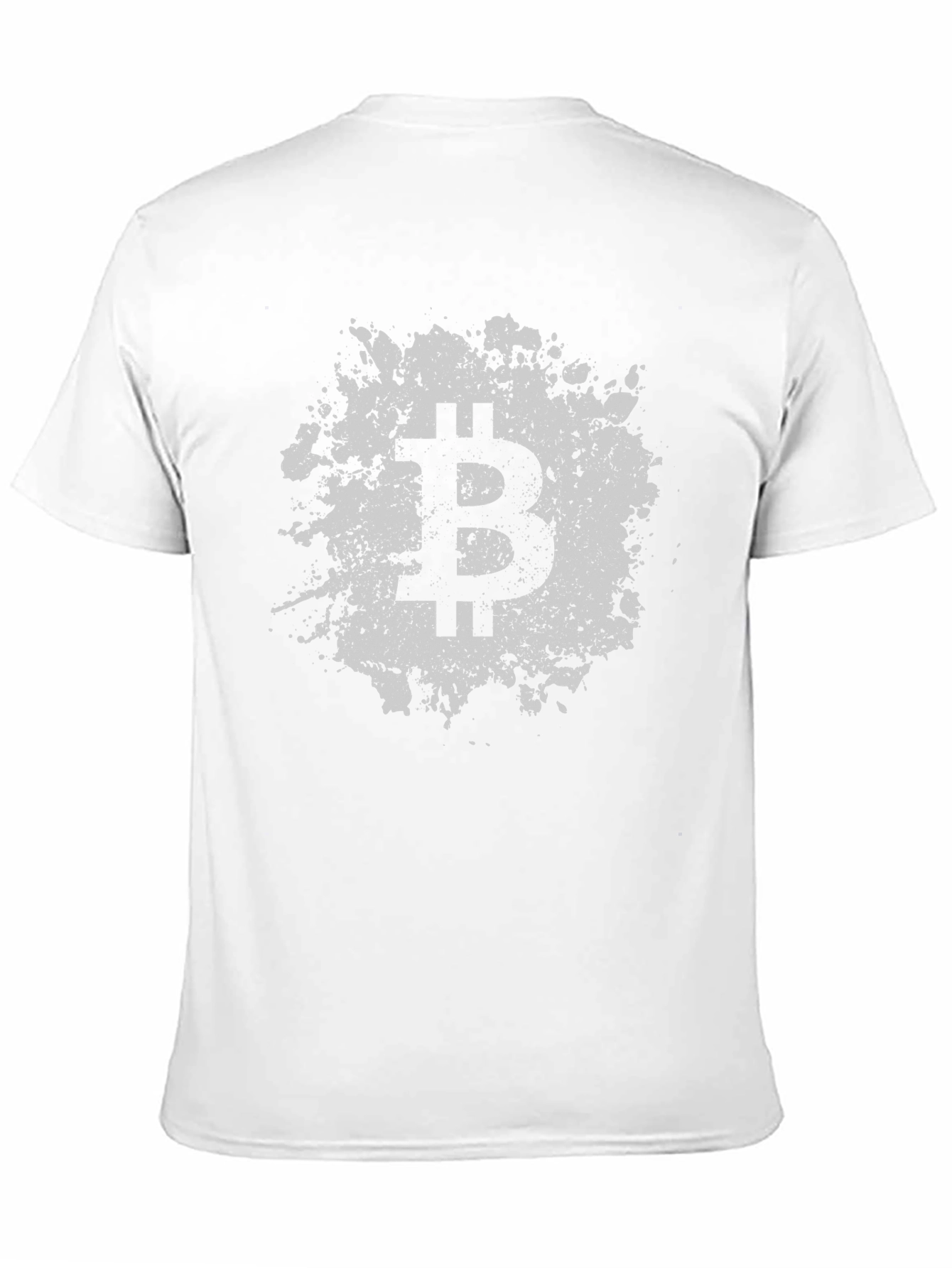 Bitcoin Splatter Graphic Tee - Crypto Currency Fashion