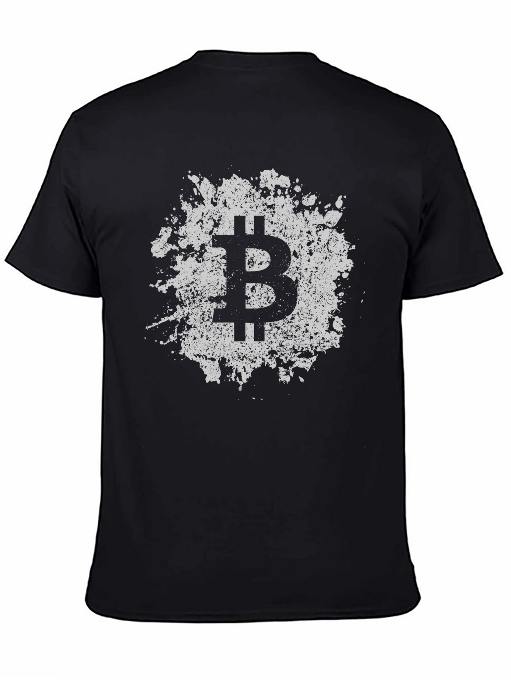 Bitcoin Splatter Graphic Tee - Crypto Currency Fashion
