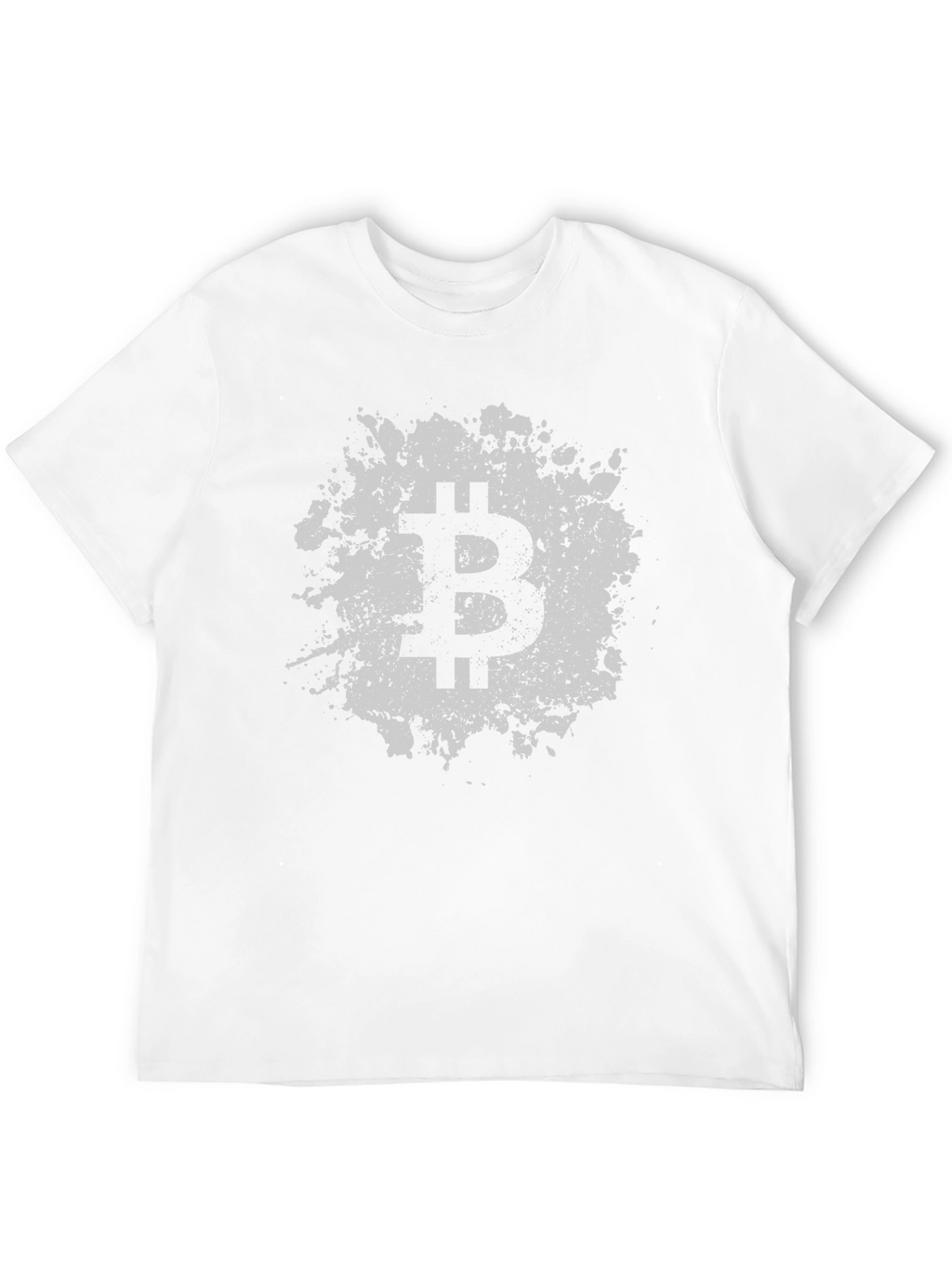 Bitcoin Splatter Graphic Tee - Crypto Currency Fashion