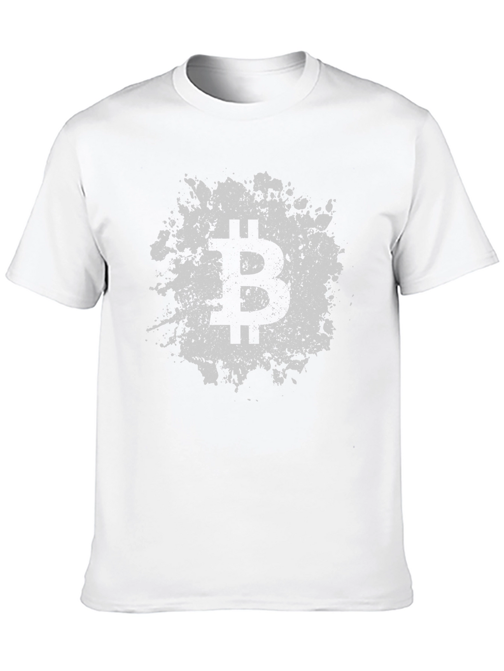 Bitcoin Splatter Graphic Tee - Crypto Currency Fashion