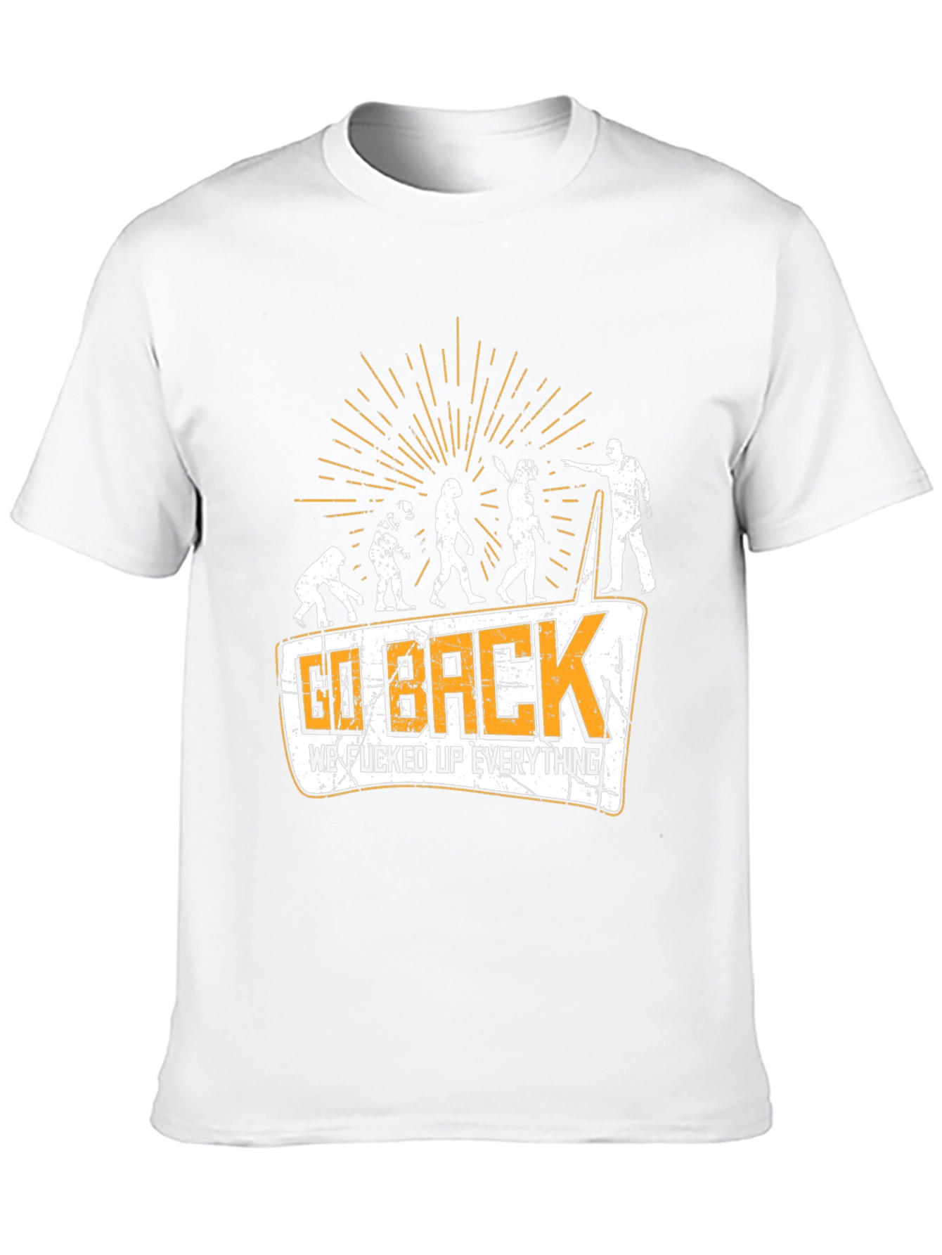 Go Back Evolution Graphic Tee - Black