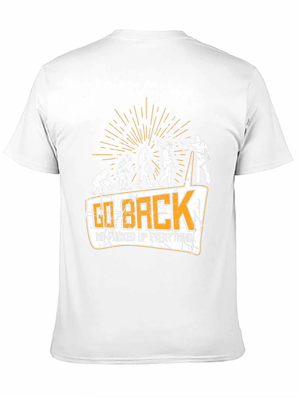 Go Back Evolution Graphic Tee - Black