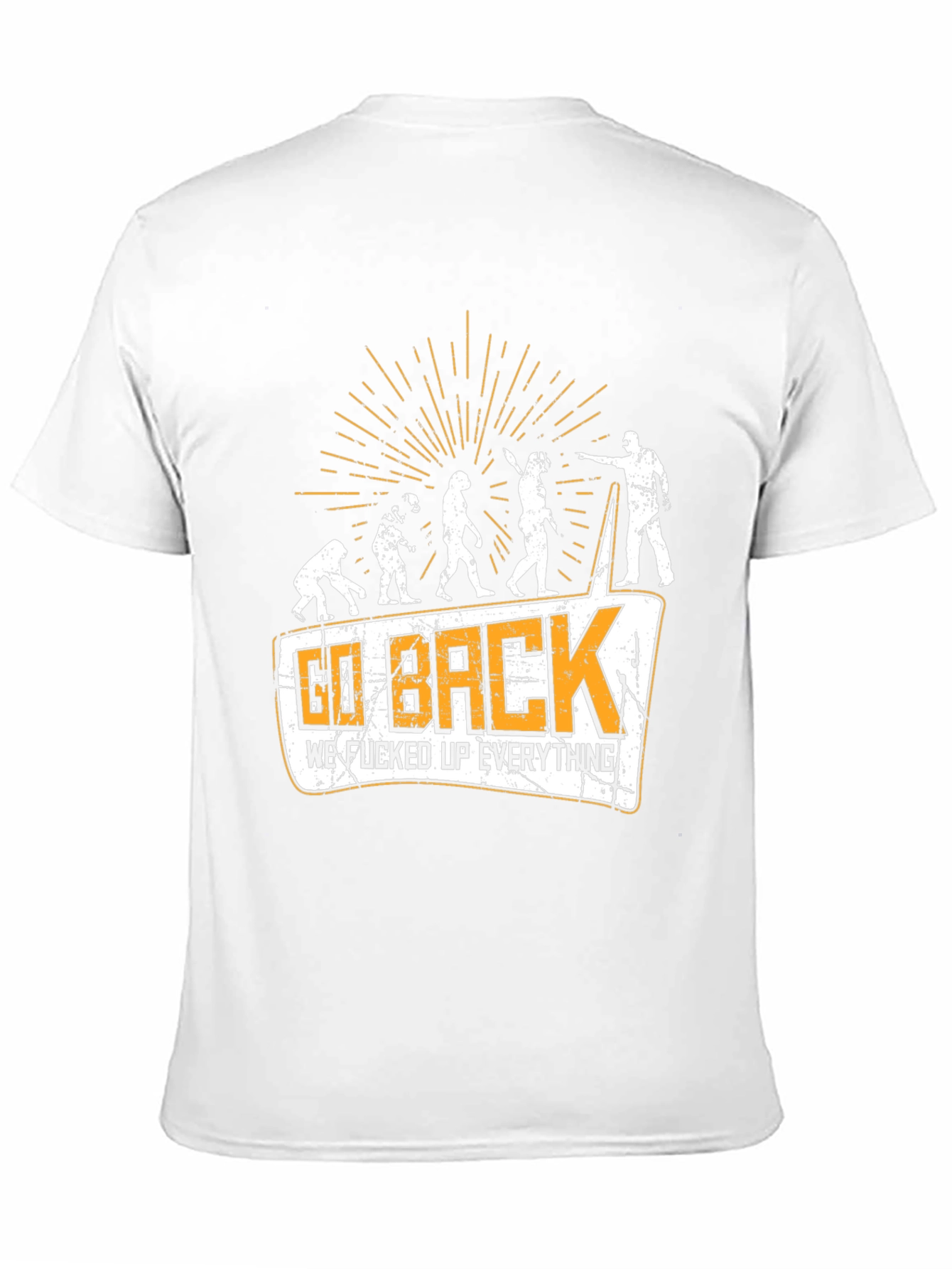 Go Back Evolution Graphic Tee - Black