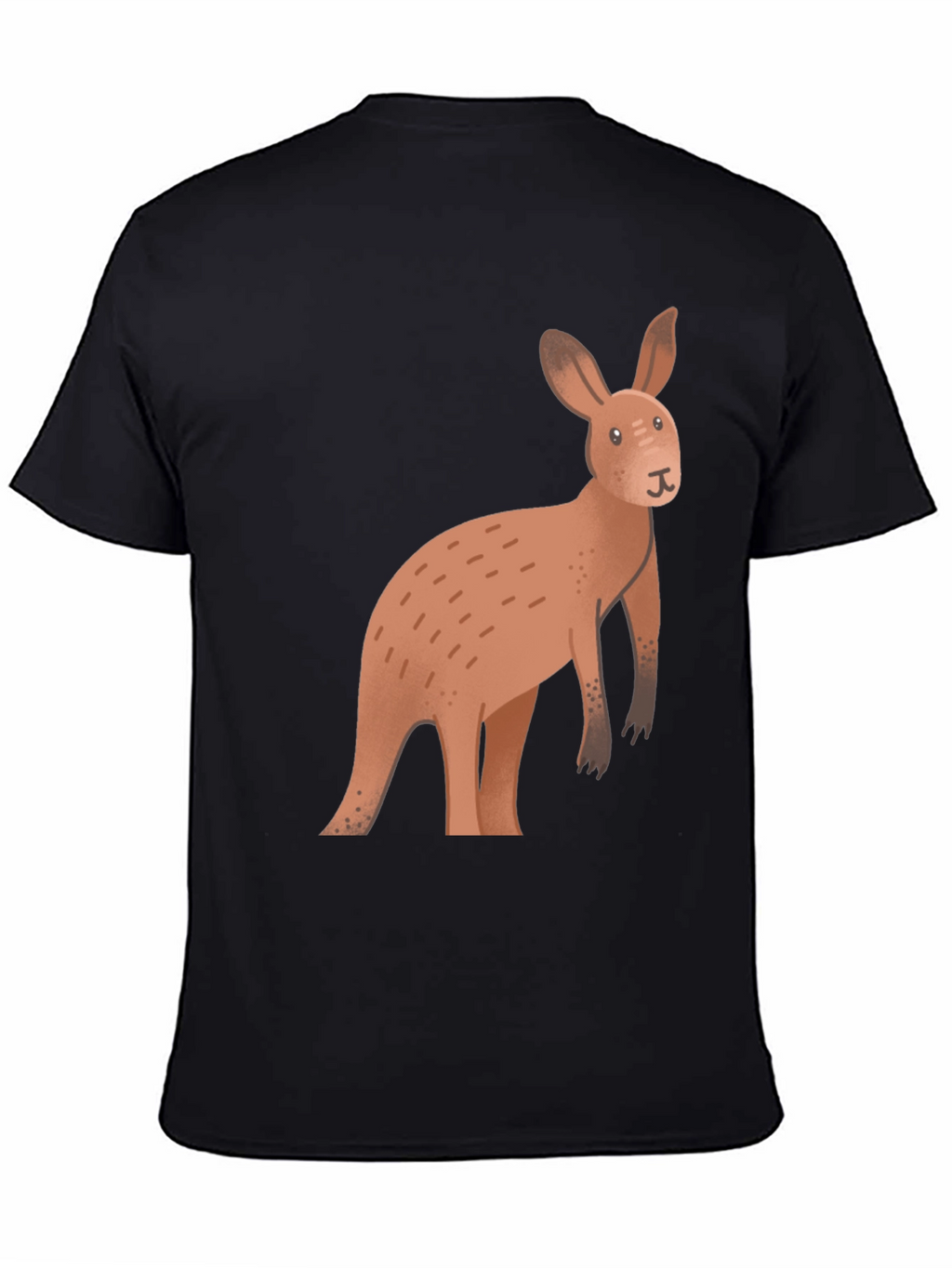 Kangaroo Graphic Tee - Stylish & Unique Black T-Shirt