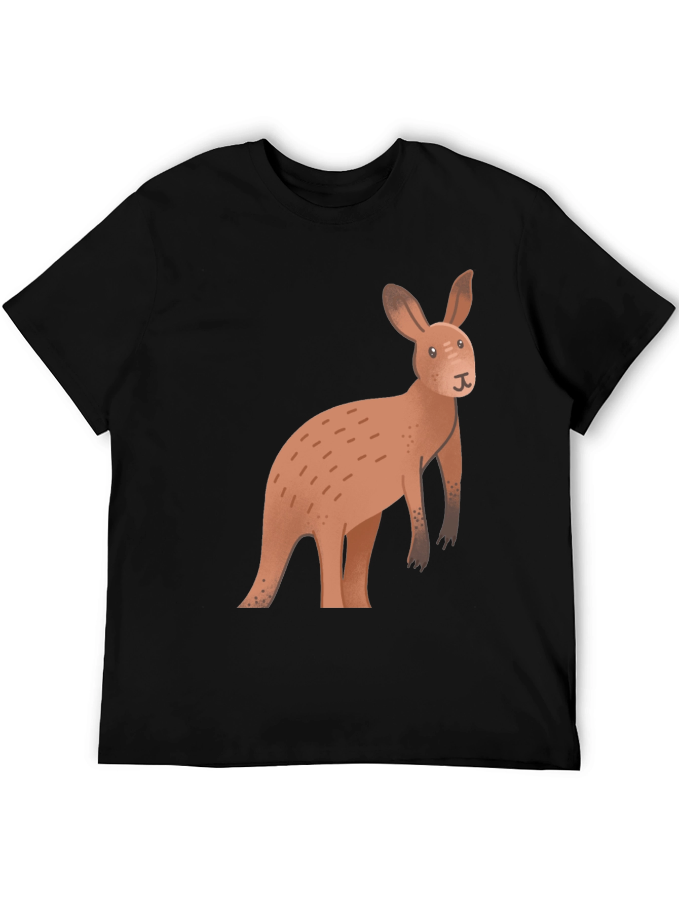 Kangaroo Graphic Tee - Stylish & Unique Black T-Shirt