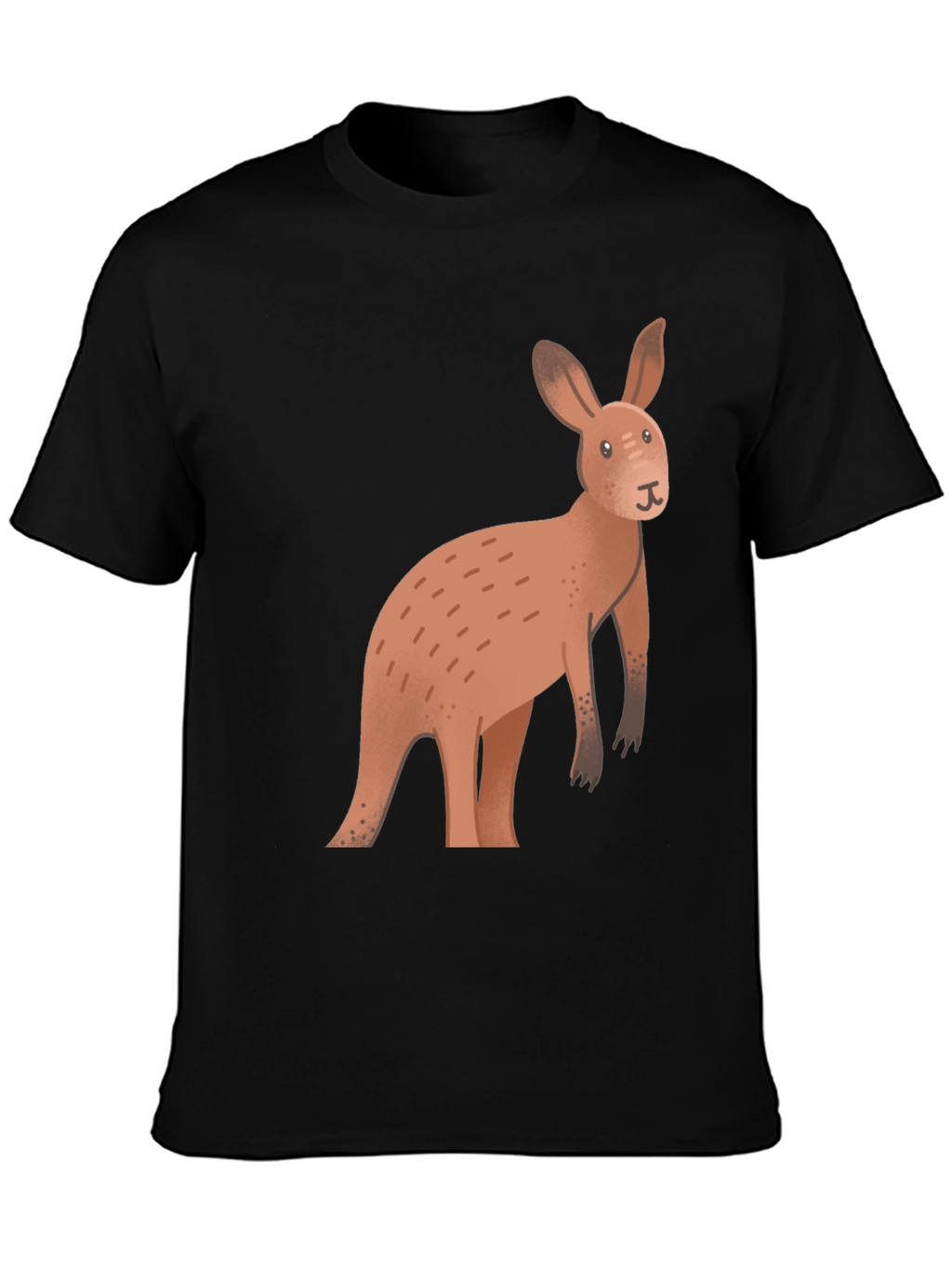 Kangaroo Graphic Tee - Stylish & Unique Black T-Shirt