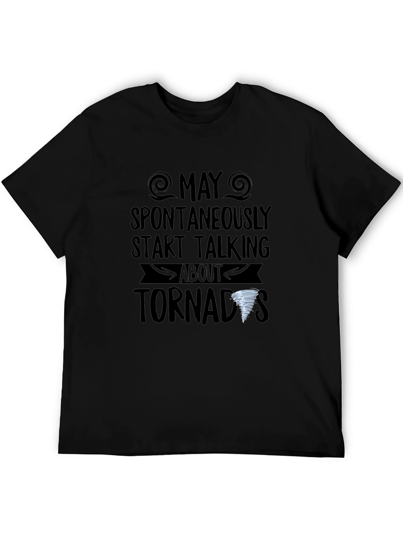 Tornado Enthusiast Black T-Shirt