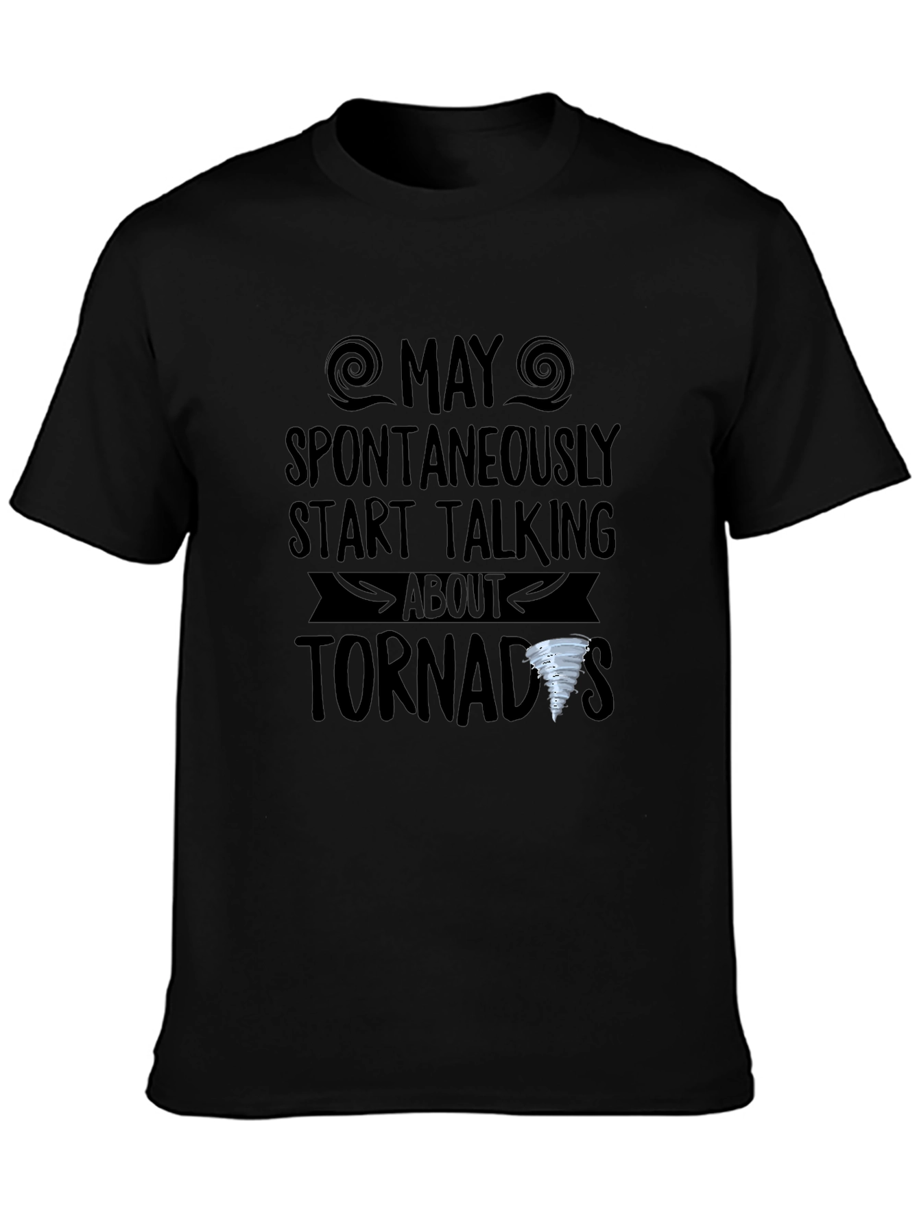 Tornado Enthusiast Black T-Shirt