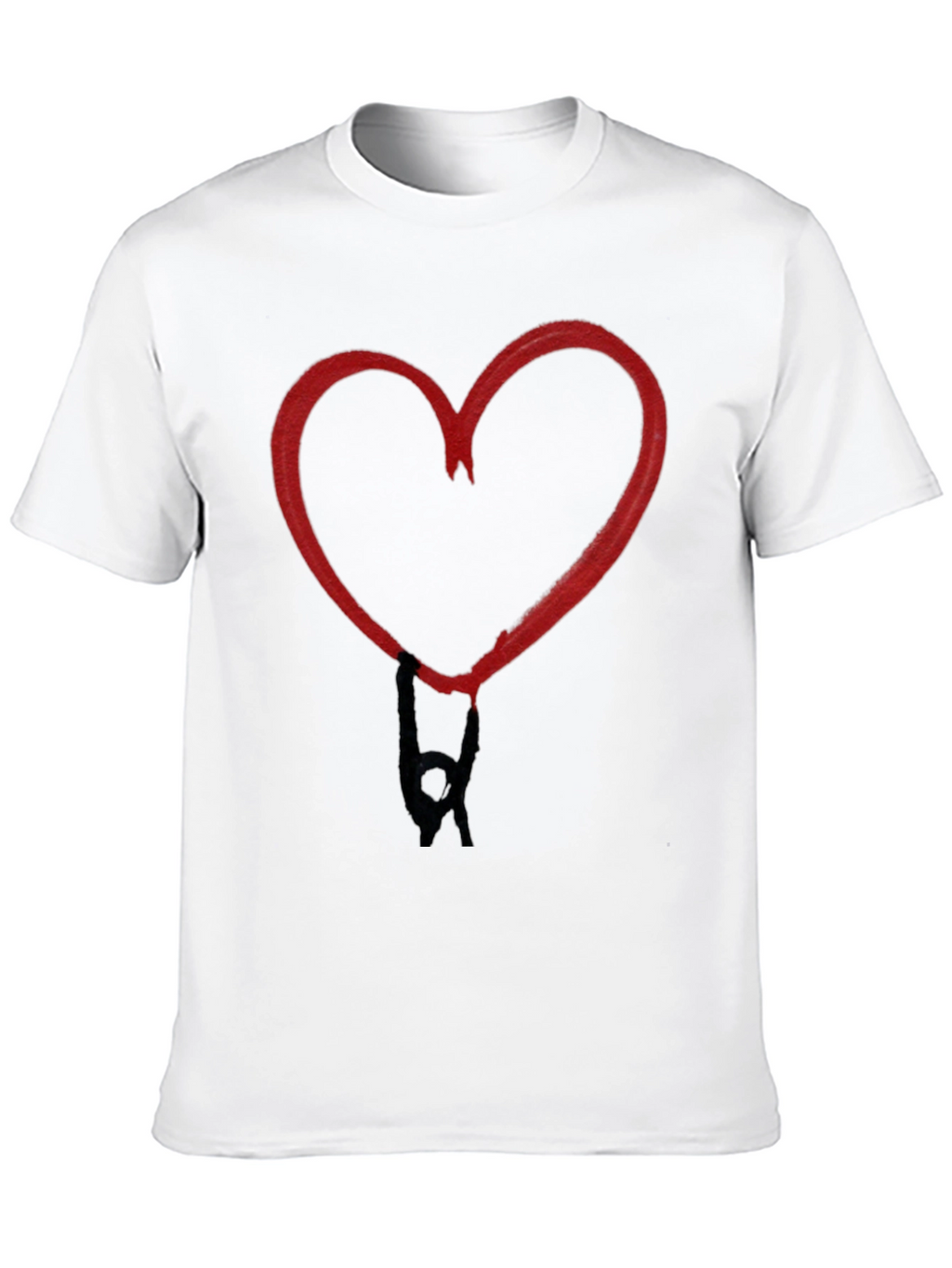 Heart Hands Black T-Shirt
