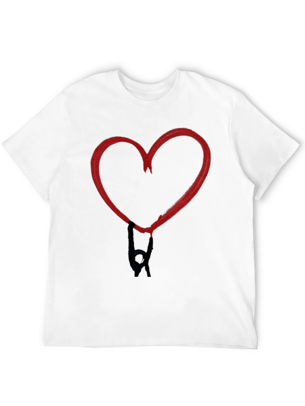 Heart Hands Black T-Shirt