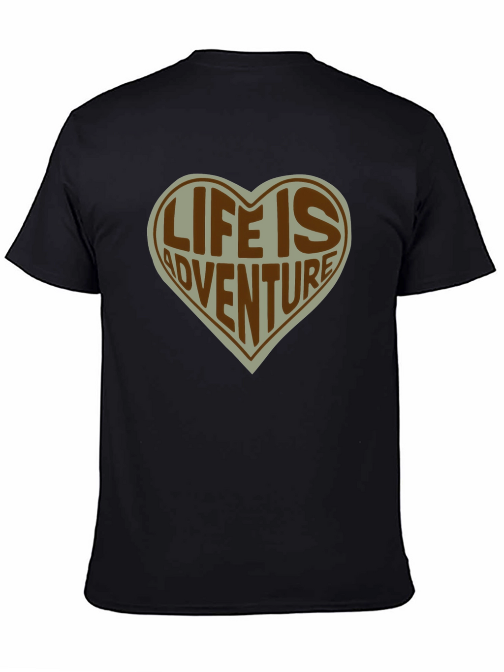 Life is Adventure Heart T-Shirt