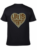 Life is Adventure Heart T-Shirt