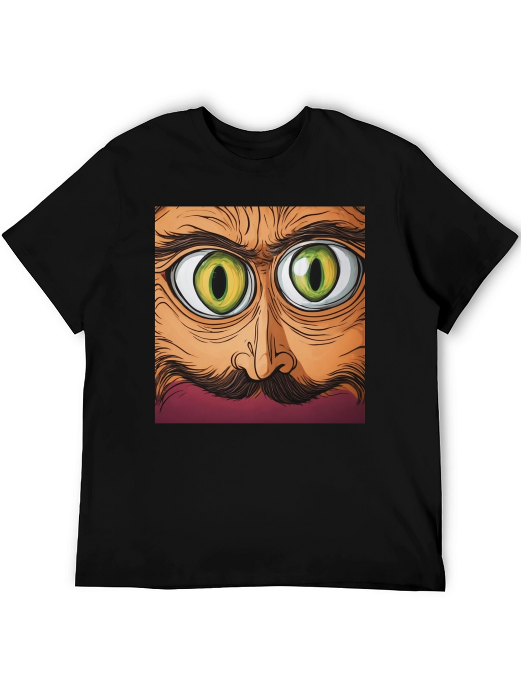 Eyes Graphic Black T-Shirt