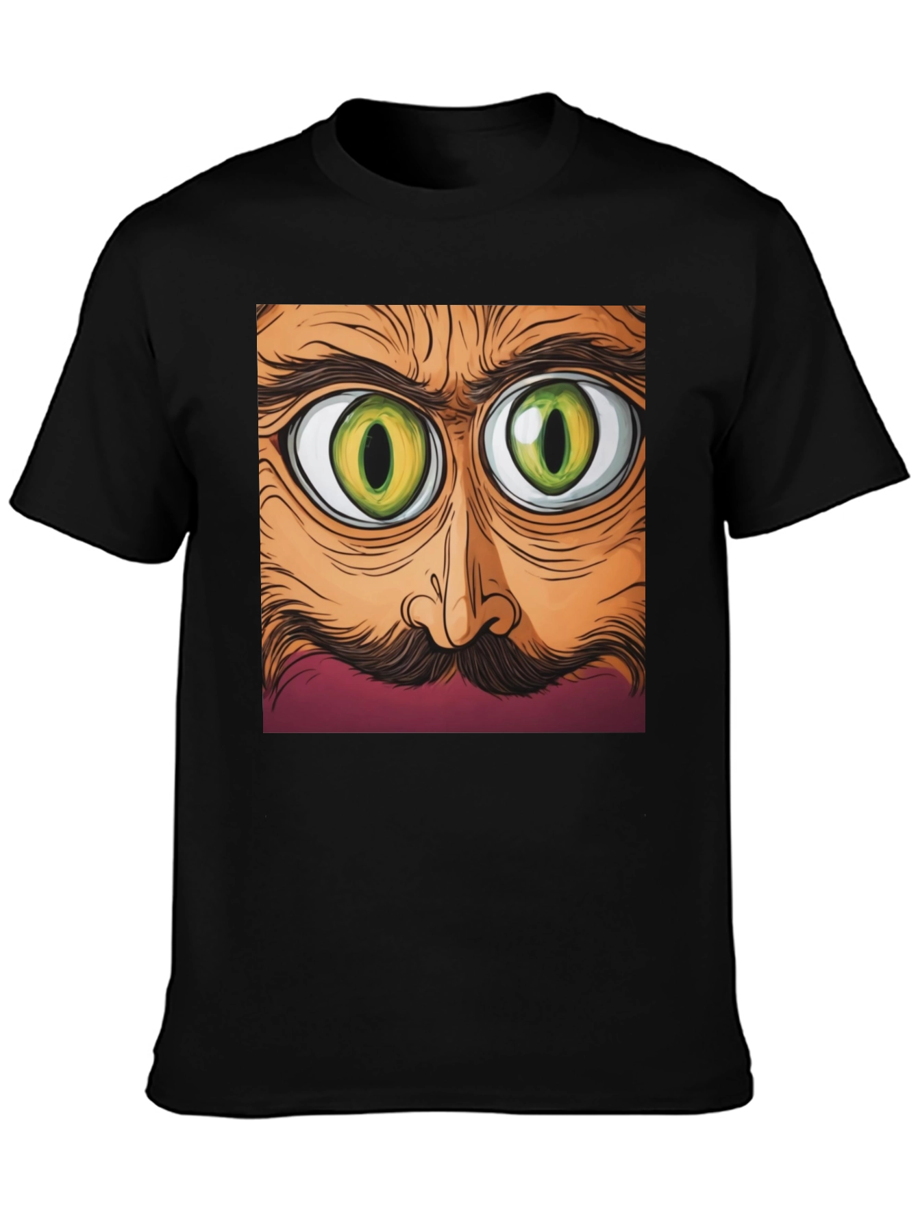 Eyes Graphic Black T-Shirt