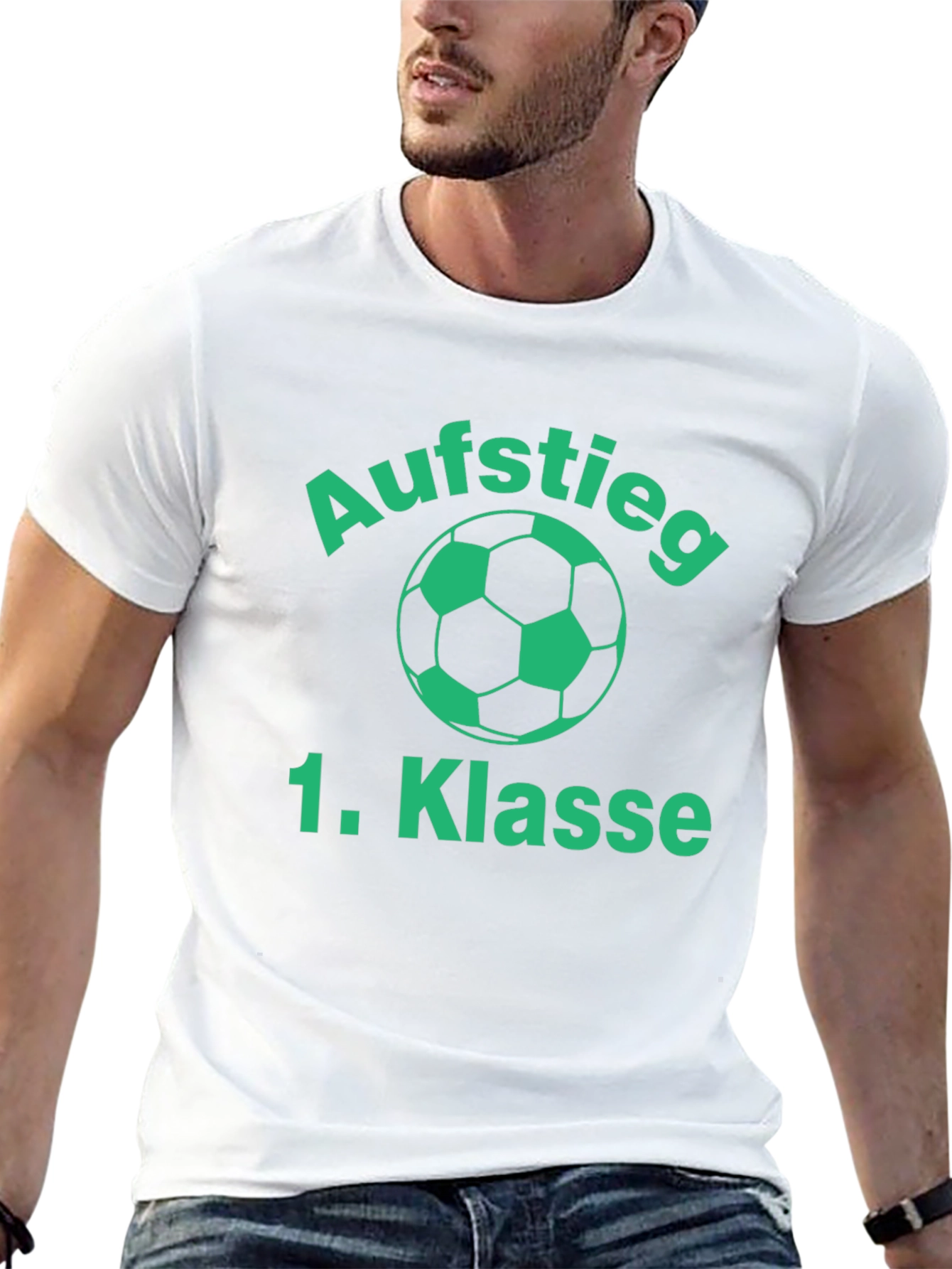 Aufstieg 1. Klasse Soccer T-Shirt - Black