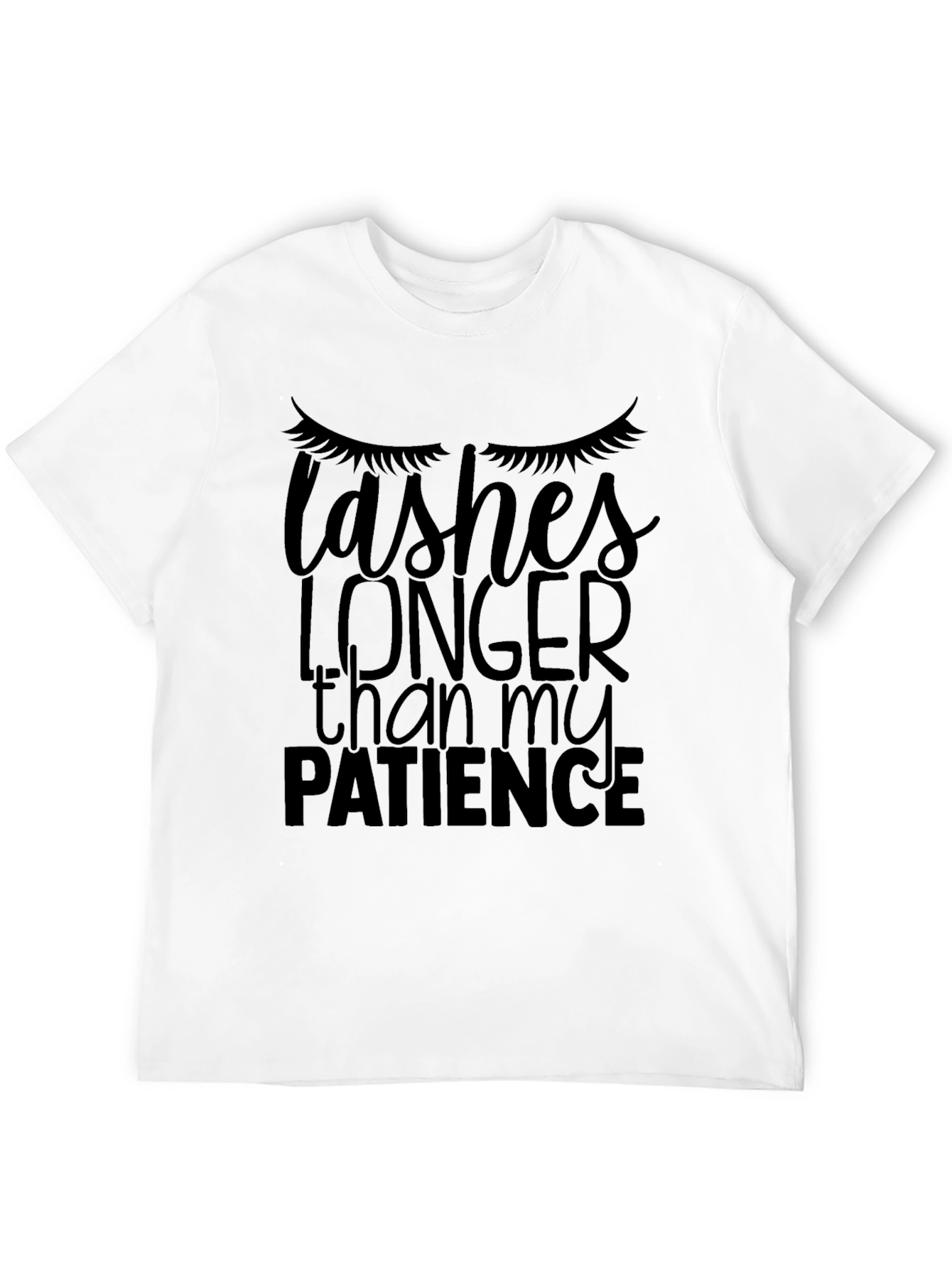 Lashes Longer Than My Patience Graphic Tee