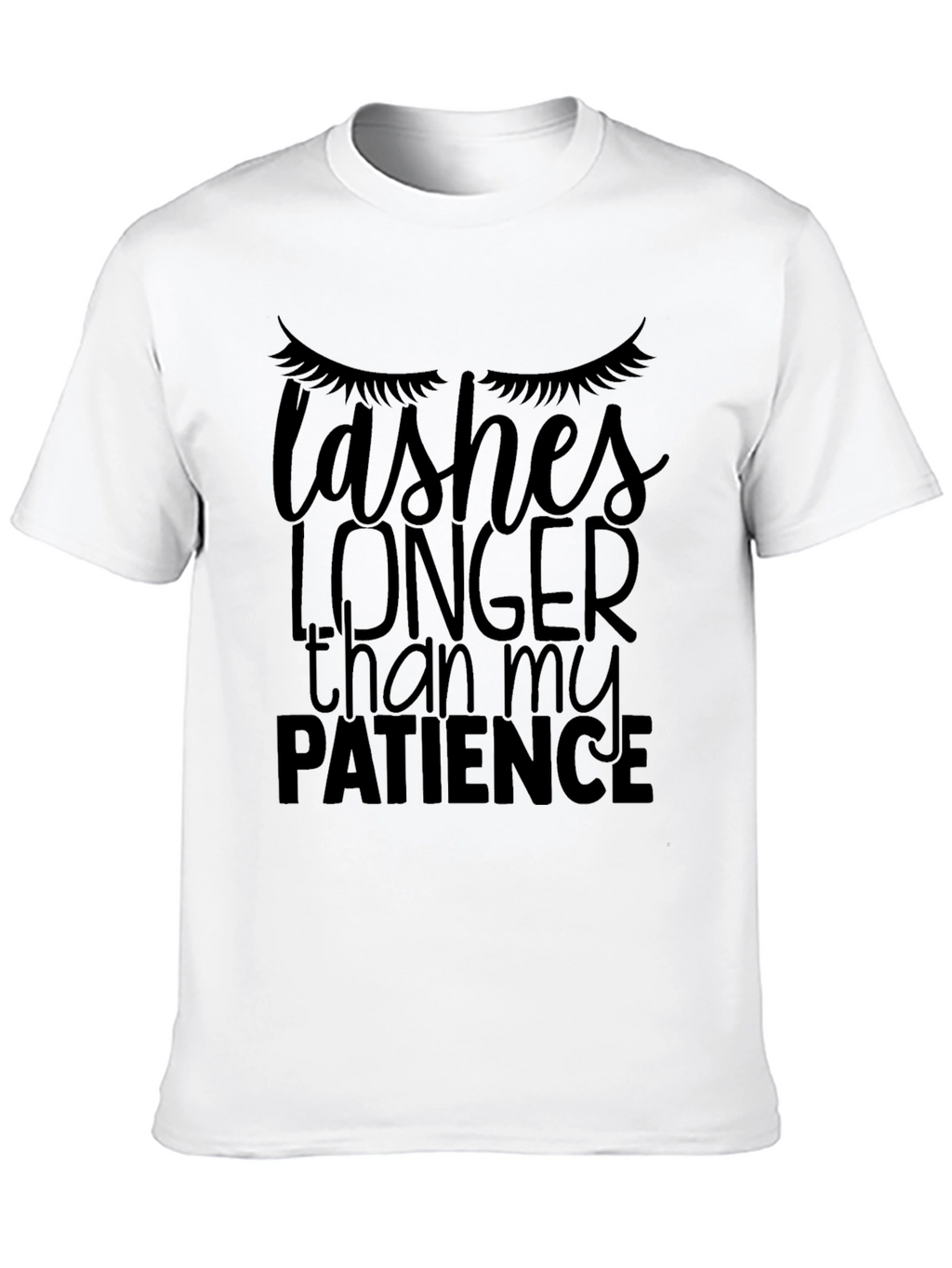 Lashes Longer Than My Patience Graphic Tee