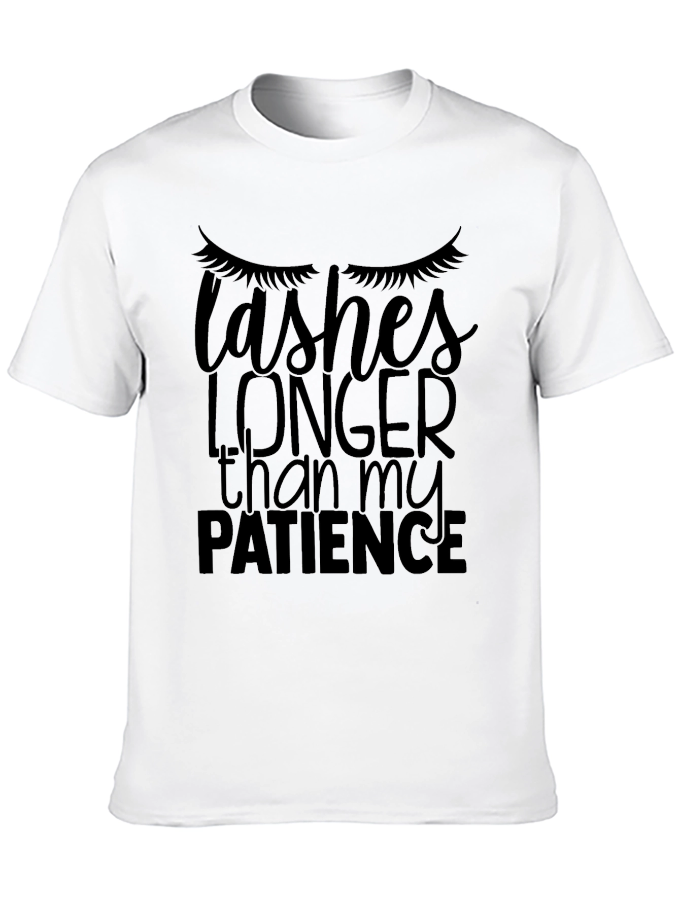 Lashes Longer Than My Patience Graphic Tee