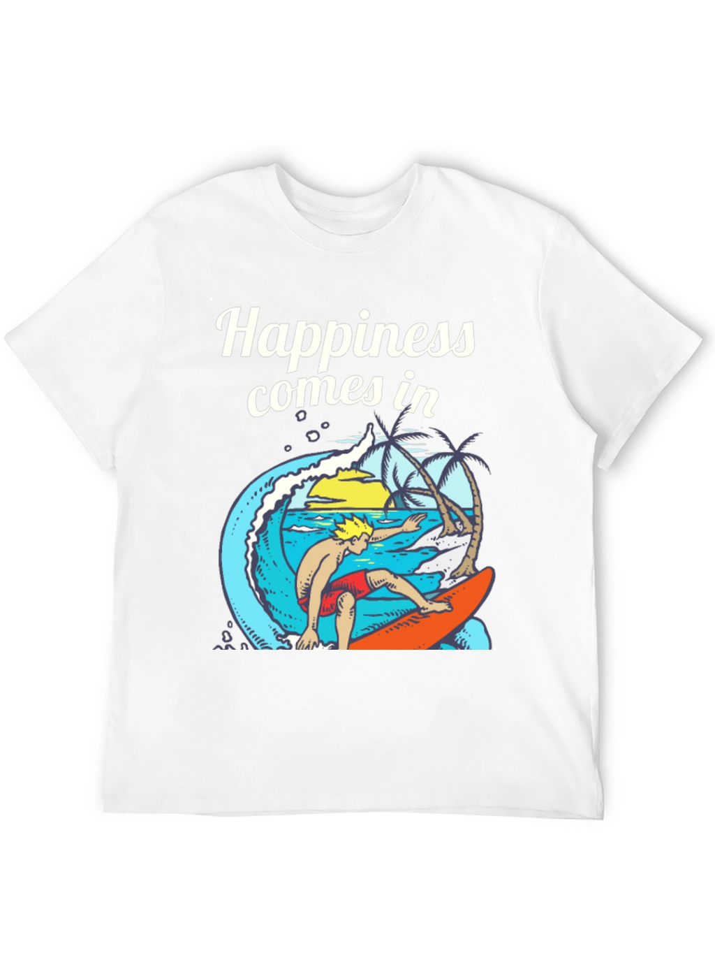Happiness Surfer Graphic Tee