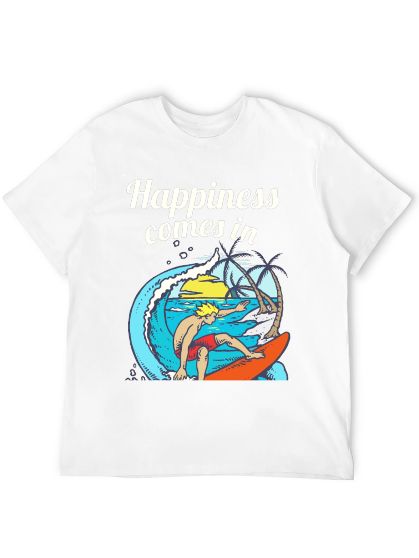 Happiness Surfer Graphic Tee