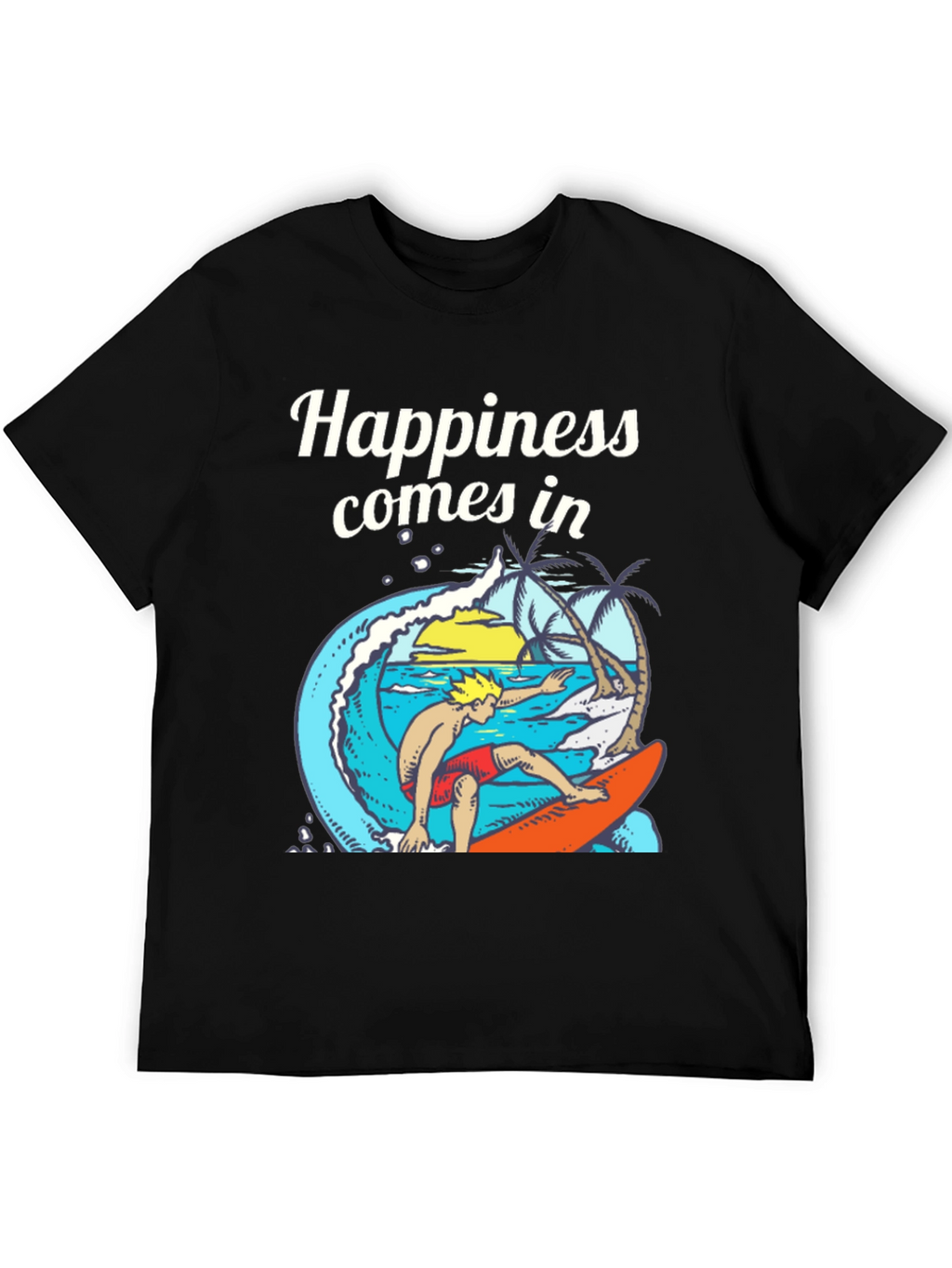 Happiness Surfer Graphic Tee