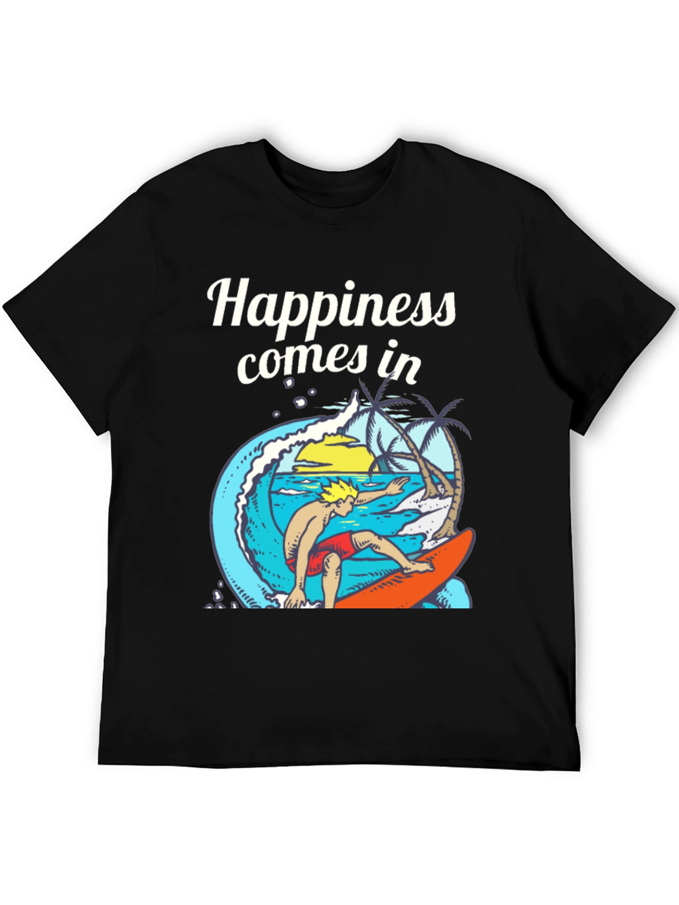 Happiness Surfer Graphic Tee