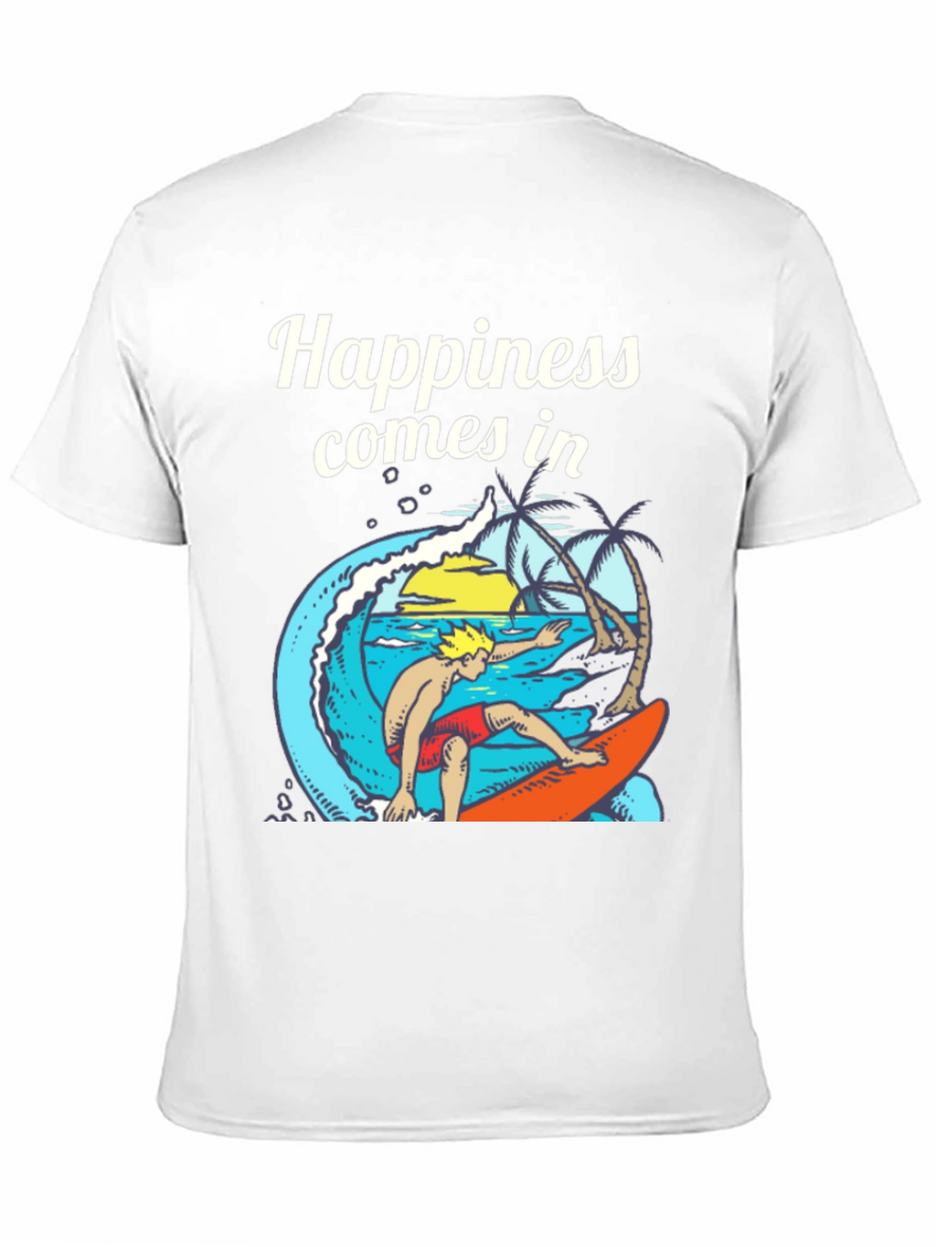 Happiness Surfer Graphic Tee