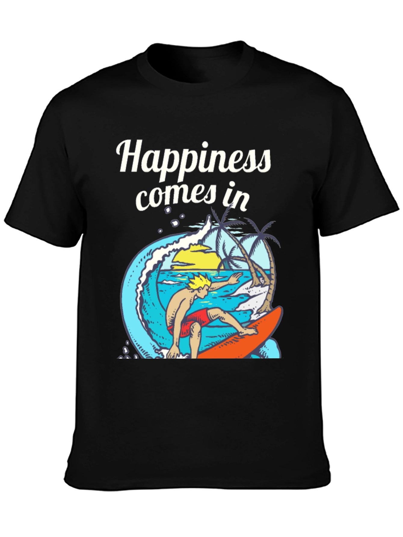 Happiness Surfer Graphic Tee