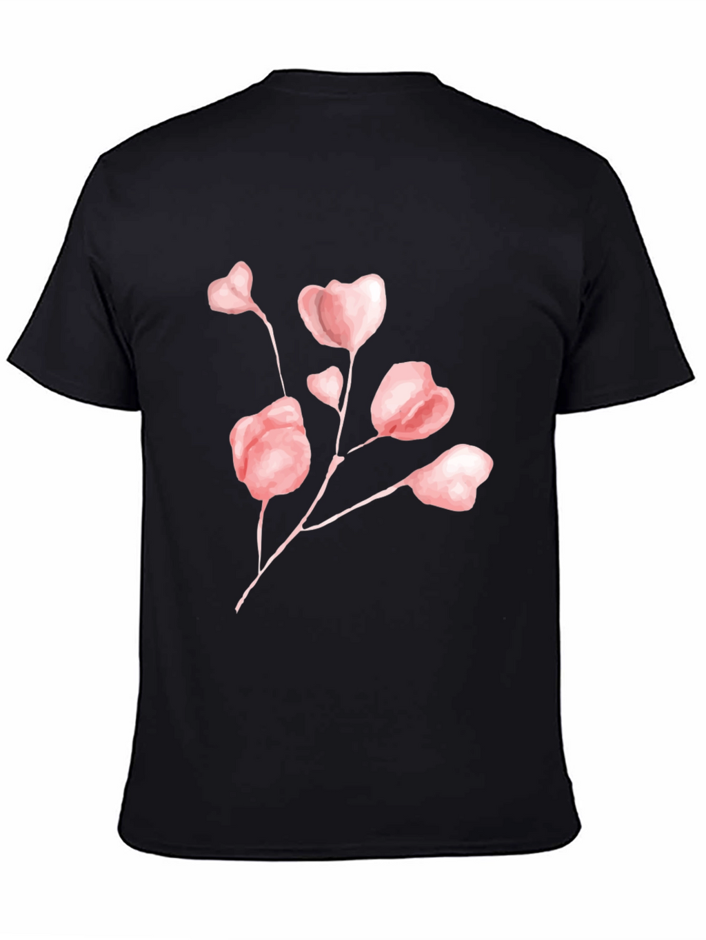 Floral Graphic Print Crew Neck T-Shirt