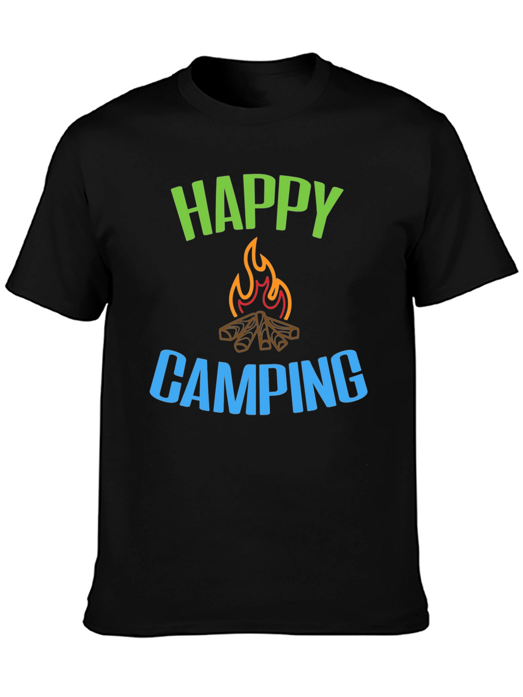 Happy Camping Graphic T-Shirt