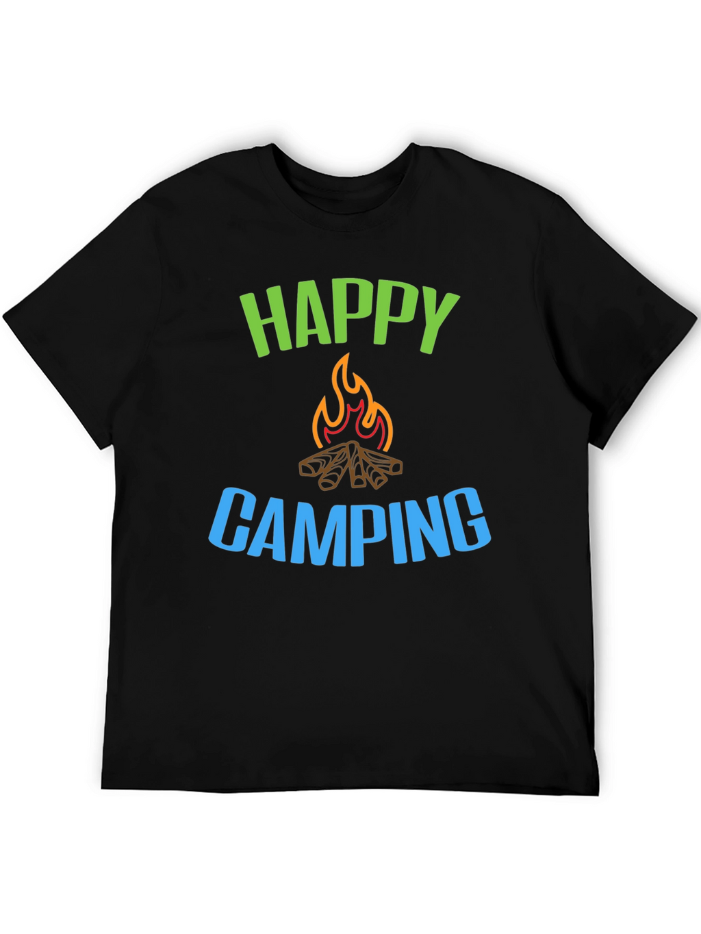 Happy Camping Graphic T-Shirt