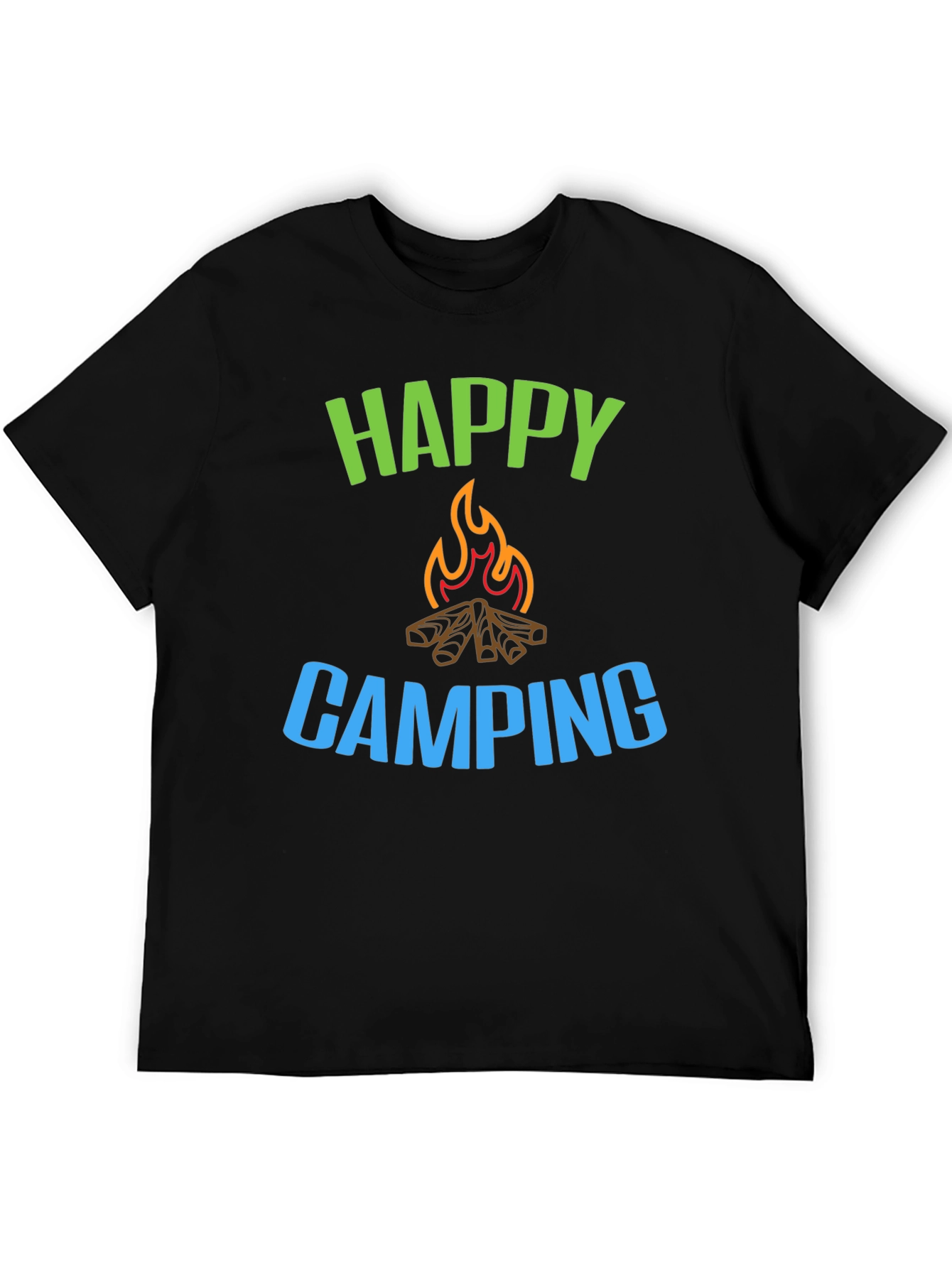 Happy Camping Graphic T-Shirt