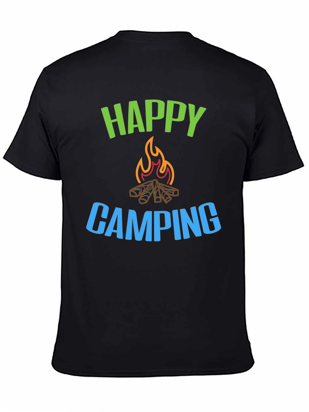Happy Camping Graphic T-Shirt