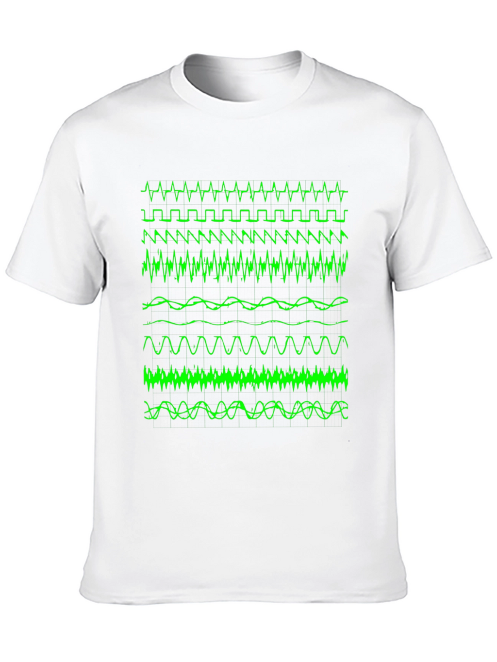 Oscilloscope Waveform Graphic Tee - Geek Chic